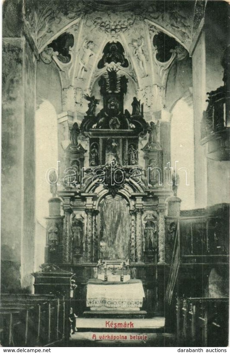 * T2 Késmárk, Kezmarok; Vár Kápolna Bels?. W.L. Bp. 2895. / Castle Chapel, Interior - Sin Clasificación
