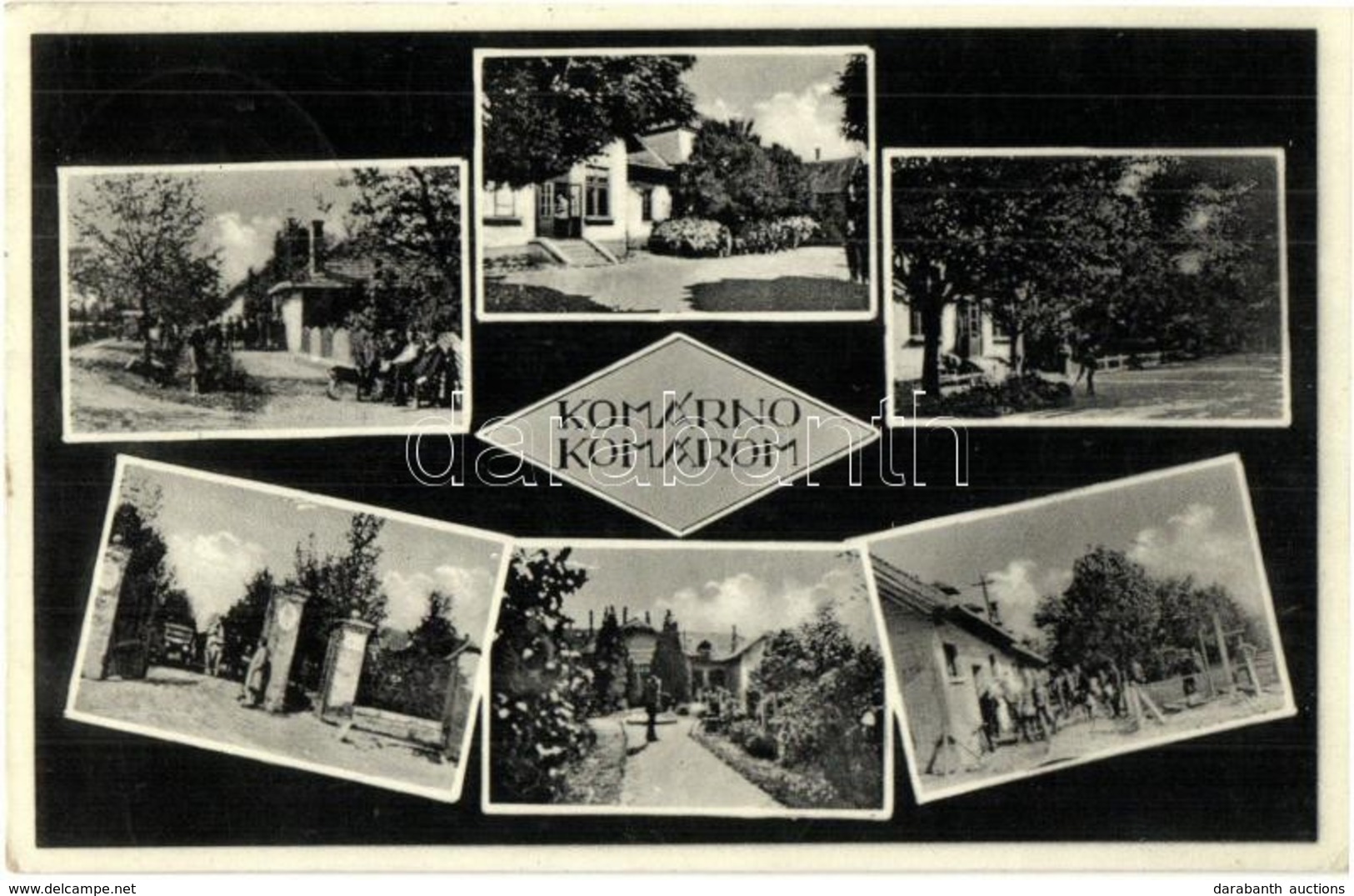 T2 1930 Komárom, Komárno; Utcarészlet / Street, Multi-view - Non Classificati