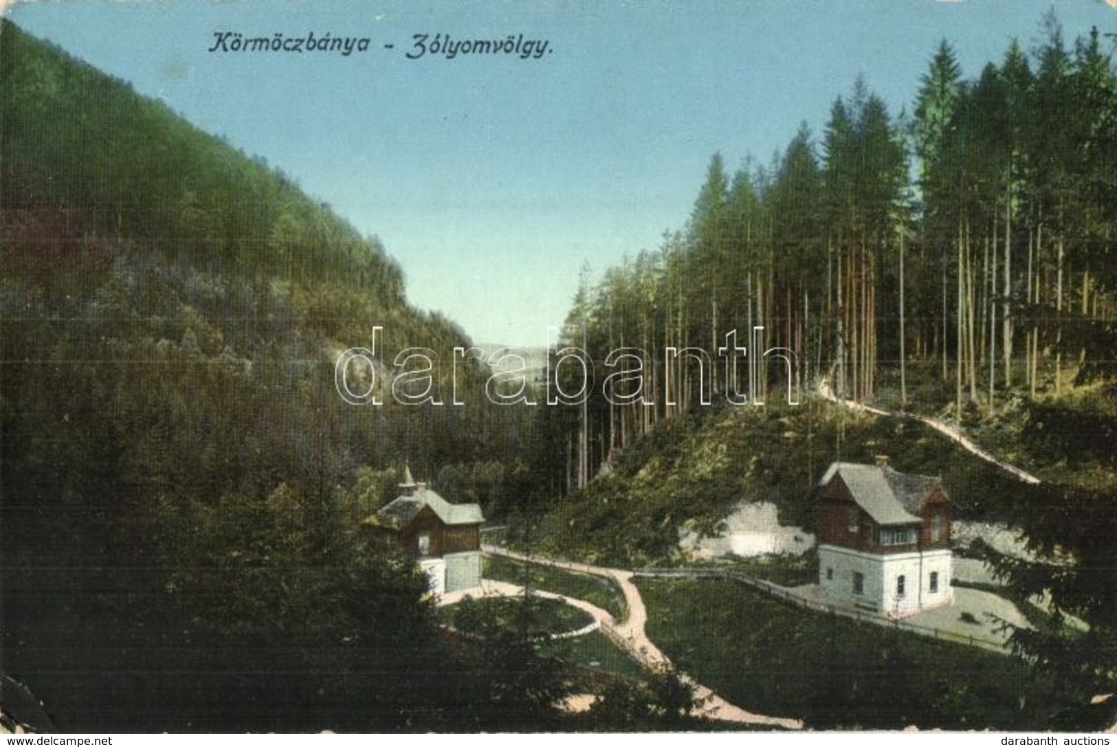T2/T3 1914 Körmöcbánya, Kremnitz, Kremnica; Zólyomvölgy, Nyaralók / Zvolen Valley, Villas (EK) - Sin Clasificación