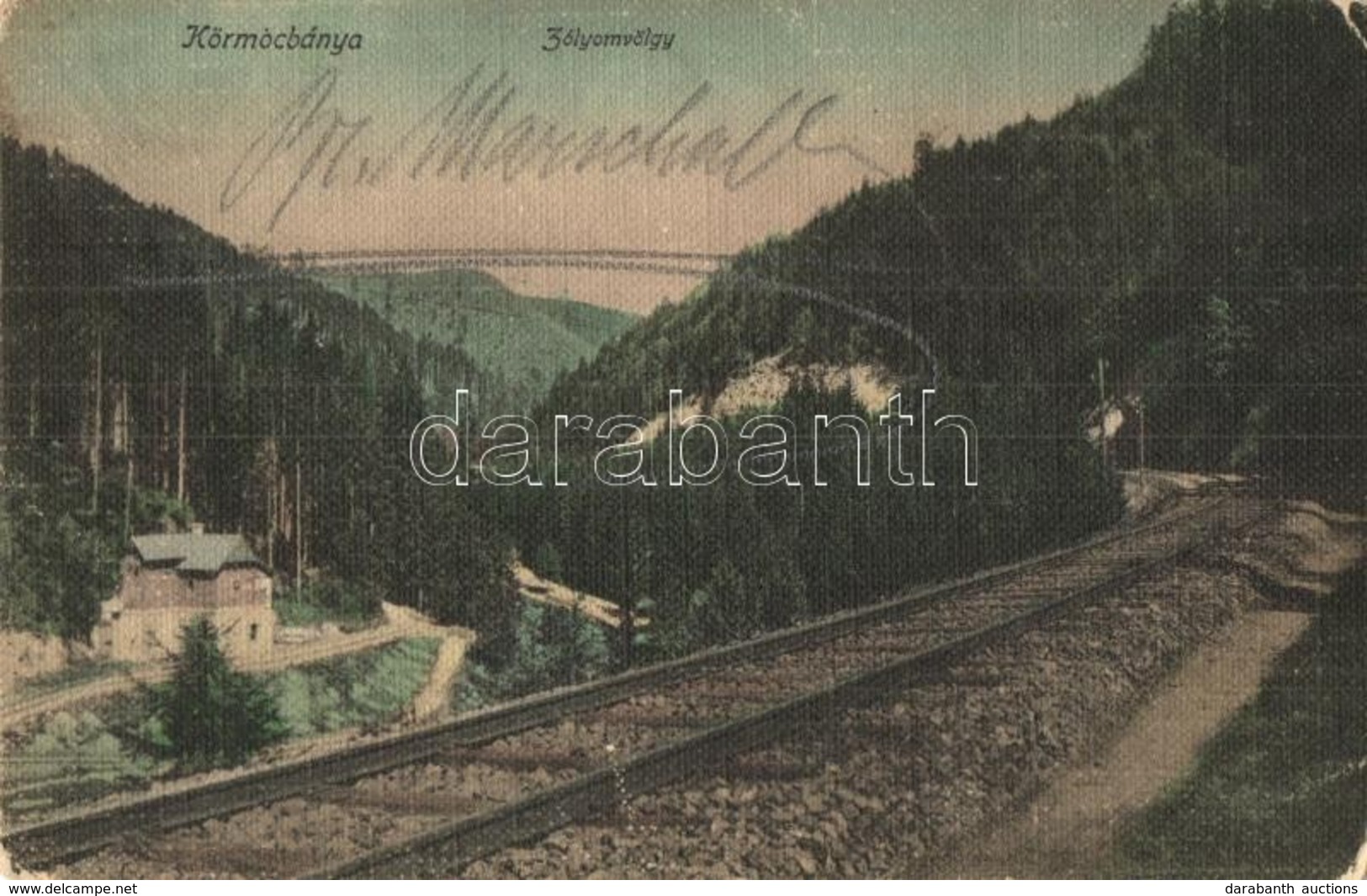 T2/T3 1909 Körmöcbánya, Kremnitz, Kremnica; Zólyomvölgy, Vasúti Sín / Zvolen Valley, Railway Track (EK) - Sin Clasificación