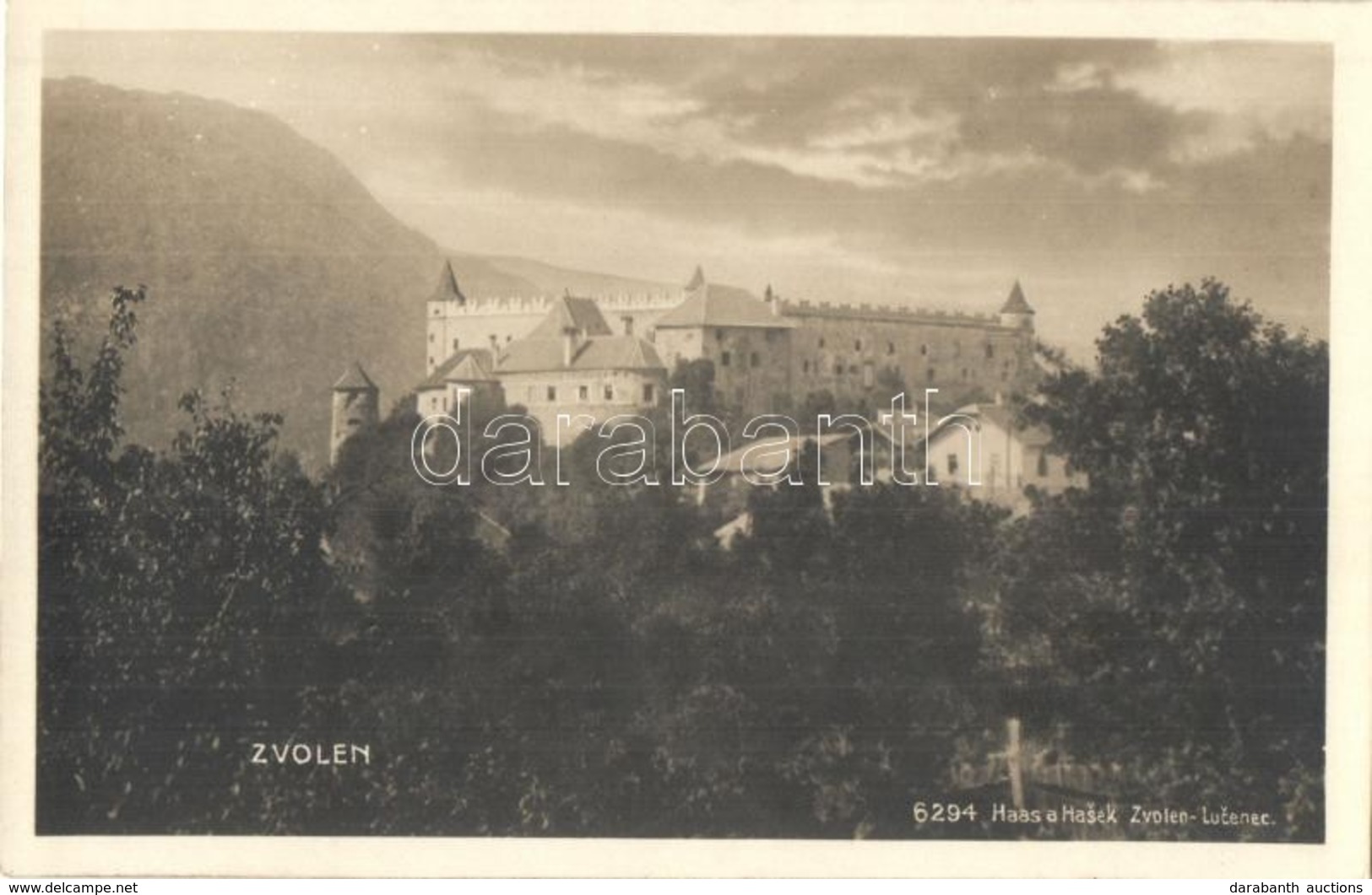 ** T1 Zólyom, Zvolen; Vár / Zámok / Castle. Haas A Hasek Foto - Sin Clasificación