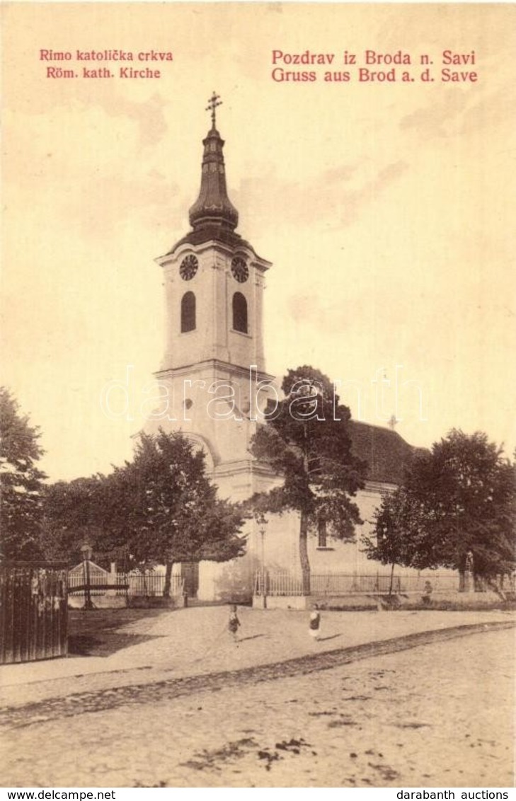 ** T1 Bród, Nagyrév, Slavonski Brod, Brod Na Savi; Római Katolikus Templom. W.L. 149. / Roman Catholic Church - Sin Clasificación