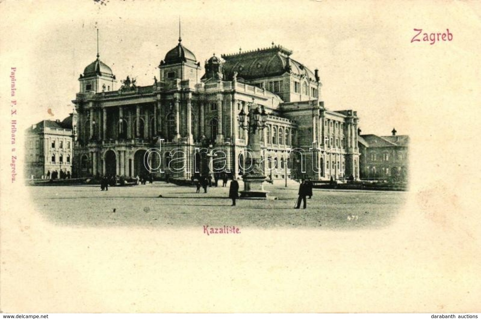 T2 1899 Zagreb, Színház / Theatre - Sin Clasificación