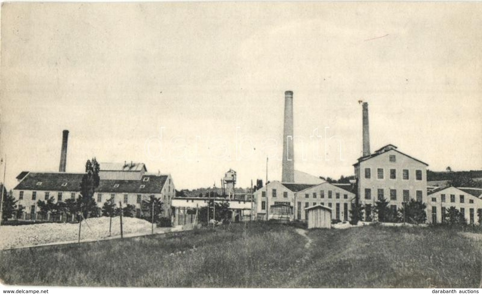 T2 1911 Cinfalva, Siegendorf; Cukorgyár / Sugar Factory (vágott / Cut) - Unclassified