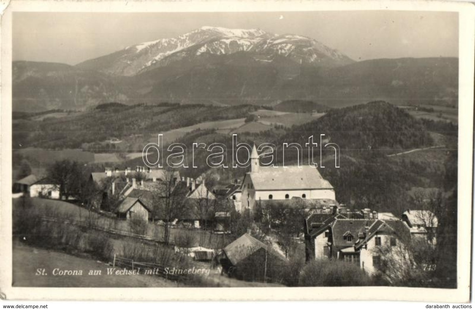 T2/T3 St. Corona Am Wechsel Mit Schneeberg, Church (EK) - Ohne Zuordnung