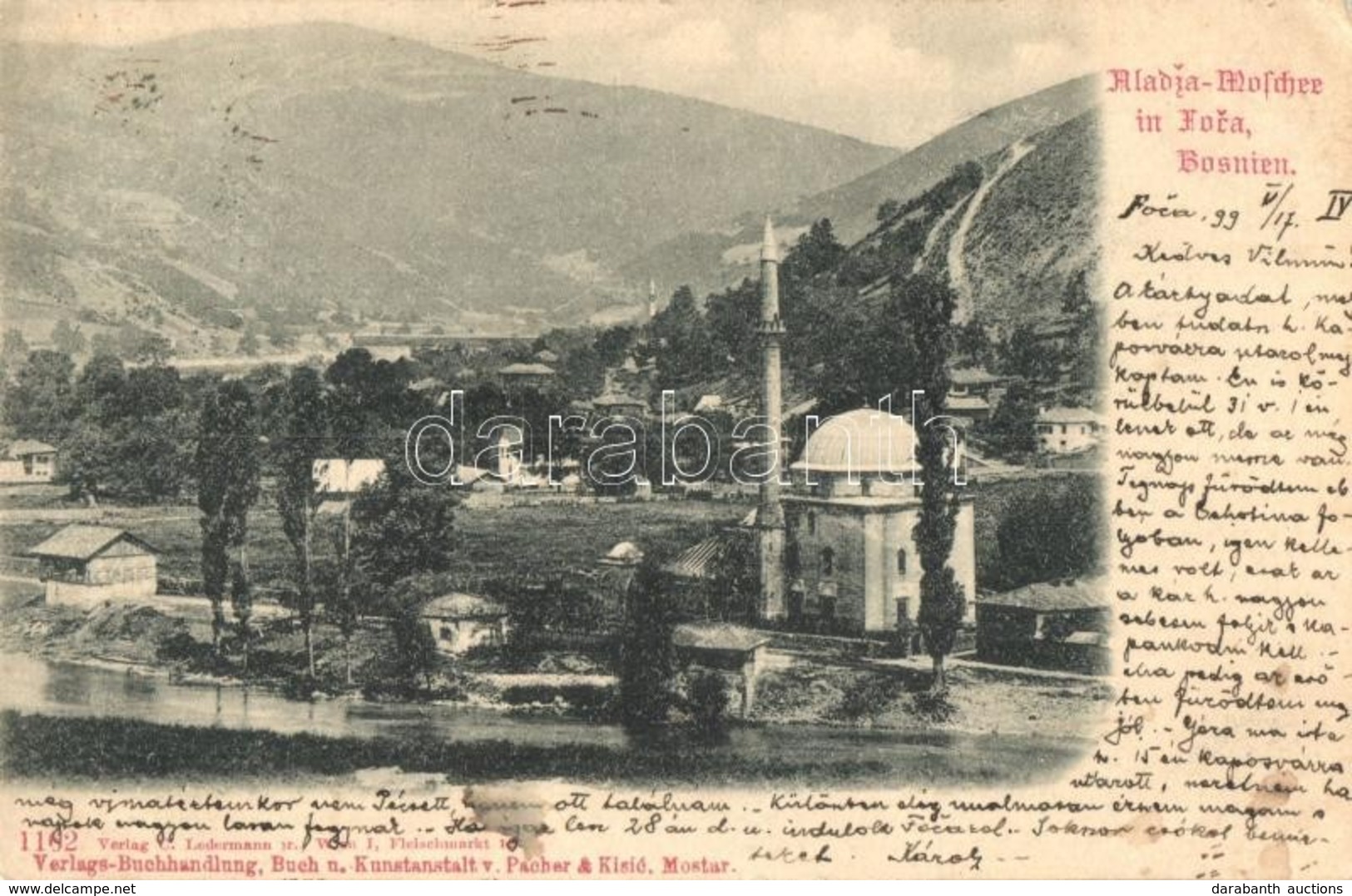 T2/T3 1899 Foca, Aladza Moschee / Mosque (EK) - Ohne Zuordnung