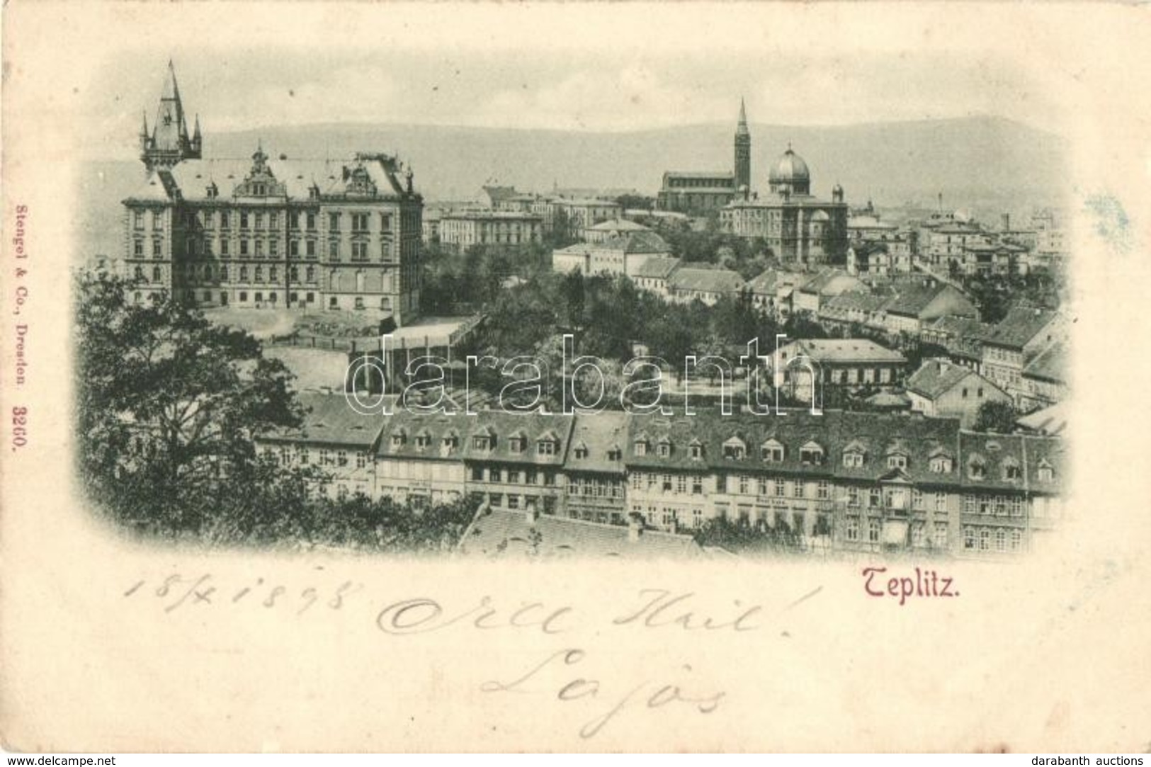 * T2/T3 1898 Teplice, Teplitz; (Rb) - Non Classés