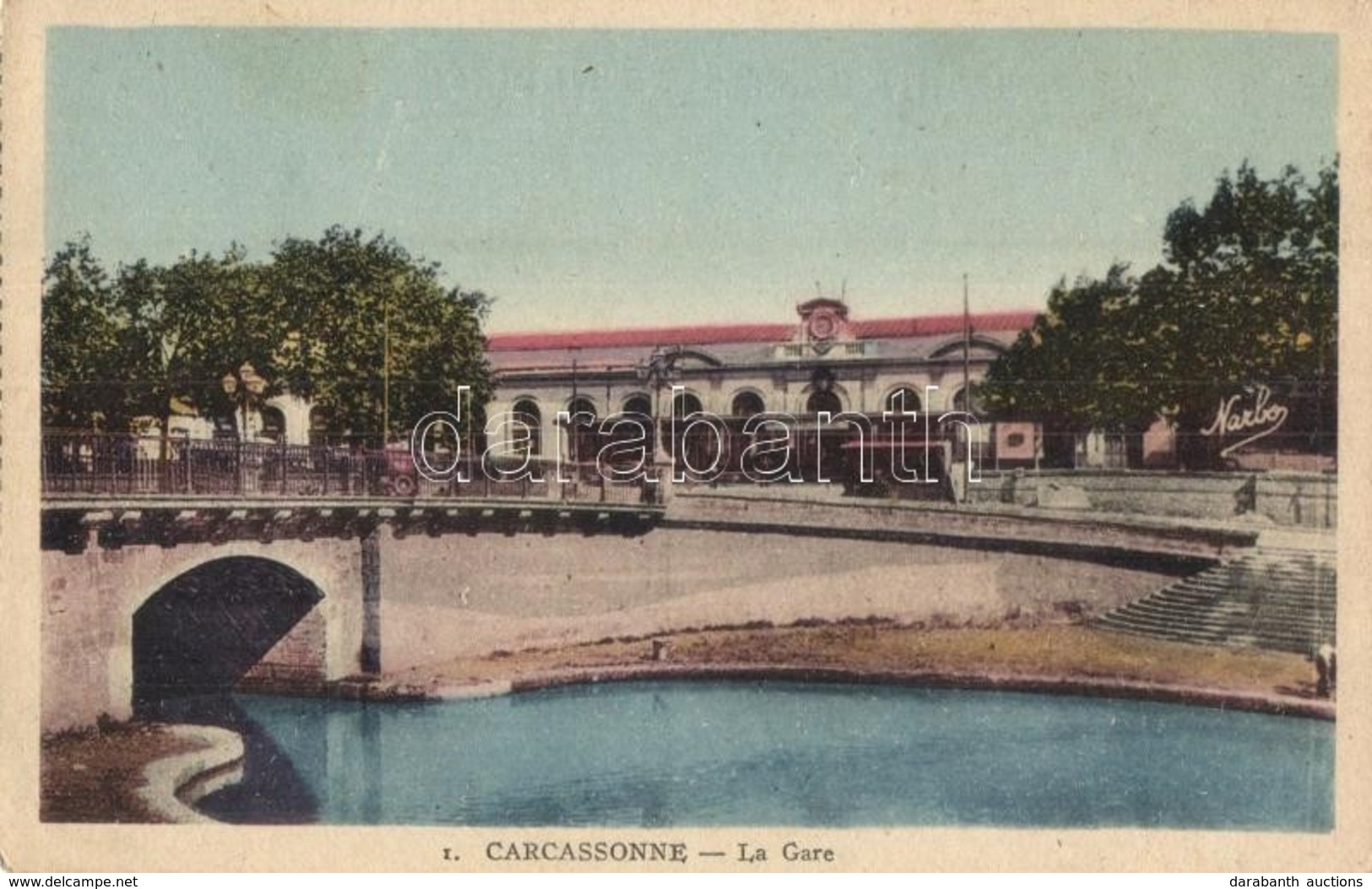 * T2/T3 Carcassonne, La Gare / Railway Station, Narbo Shop, Bridge (EK) - Sin Clasificación