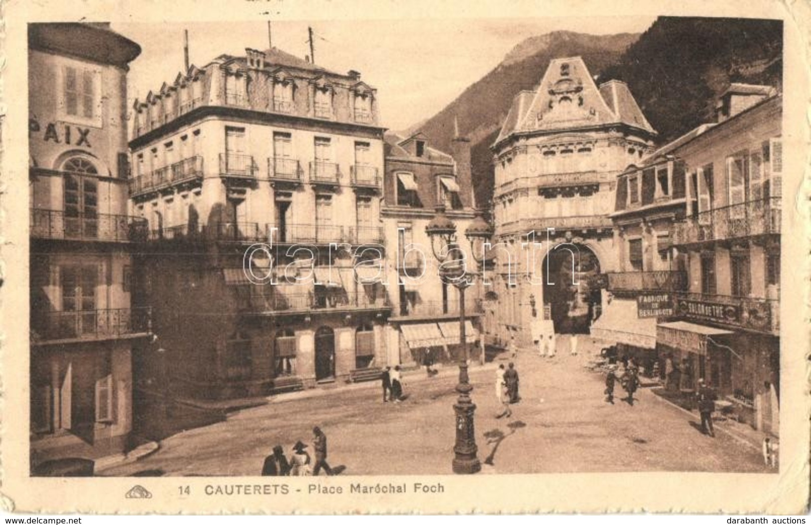 T2/T3 Cauterets, Place Maréchal Foch, Salon De Thé, Fabrique De Berlingots / Square, Shops, Tea Room (EK) - Ohne Zuordnung