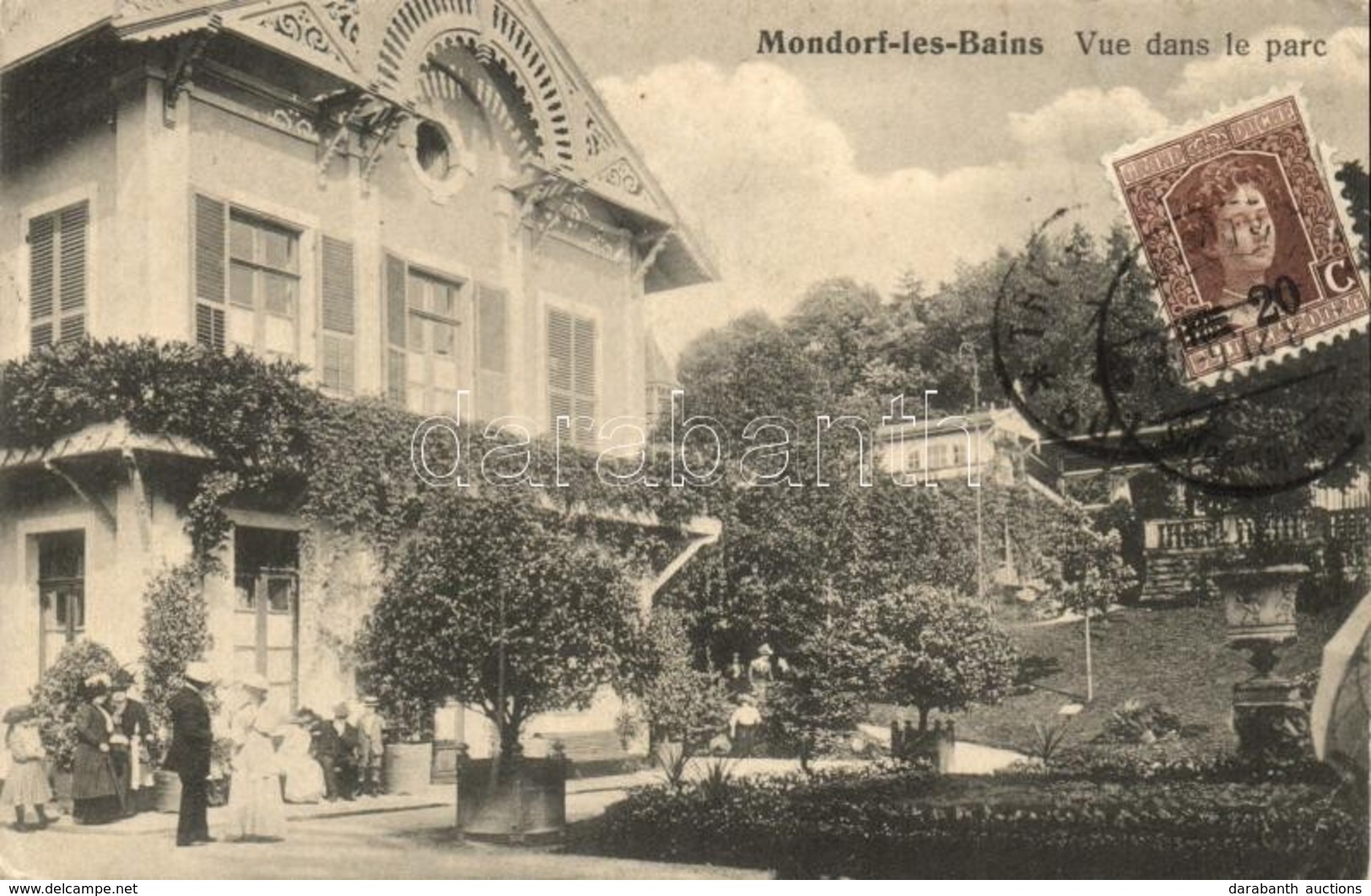 T2/T3 Mondorf-les-Bains, Parc; Edit. Art, N. Schumacher 1911 / Villa, Park - Ohne Zuordnung