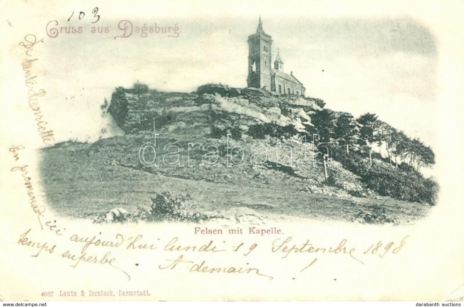 T2/T3 1898 Dagsburg, Felsen Mit Kapelle / Hillside Chapel (EK) - Non Classificati