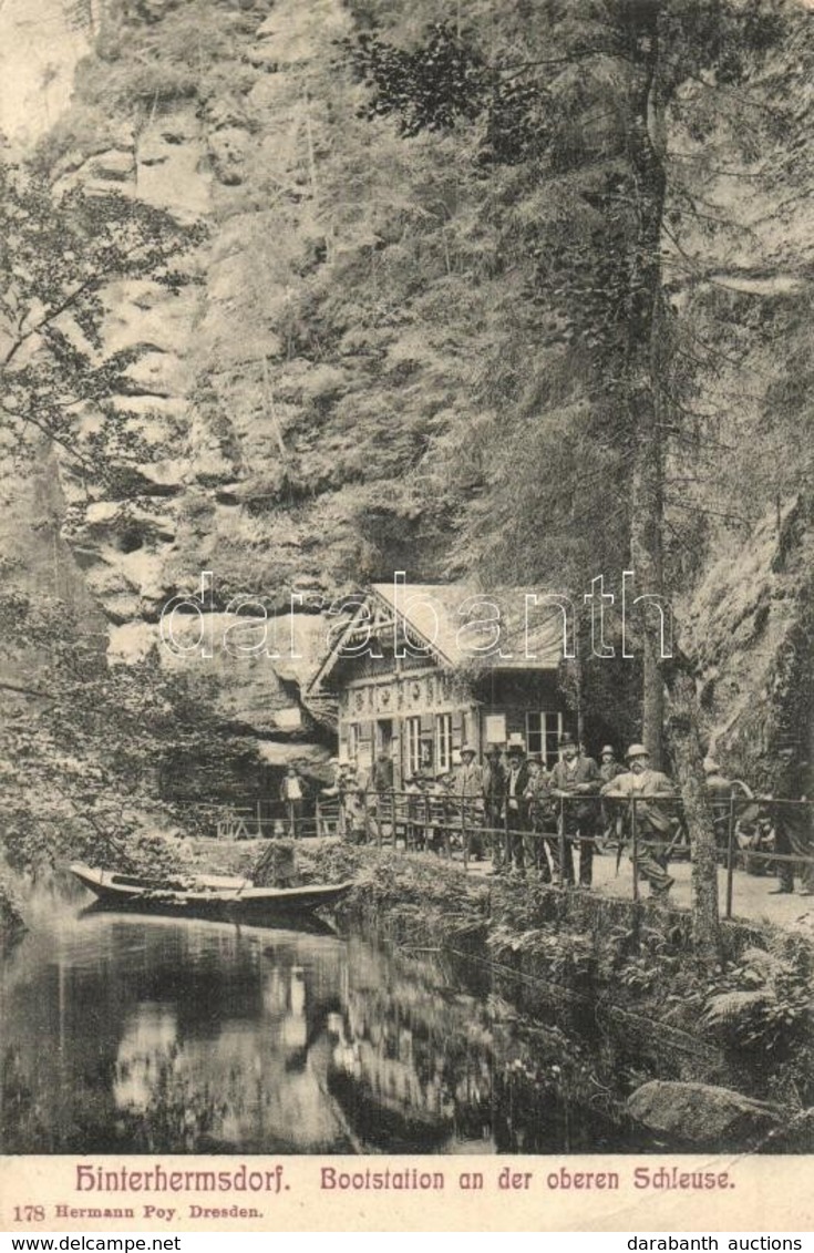 T3 Hinterhermsdorf, Bootstation An Der Oberen Schleuse / Boat Port (EB) - Ohne Zuordnung