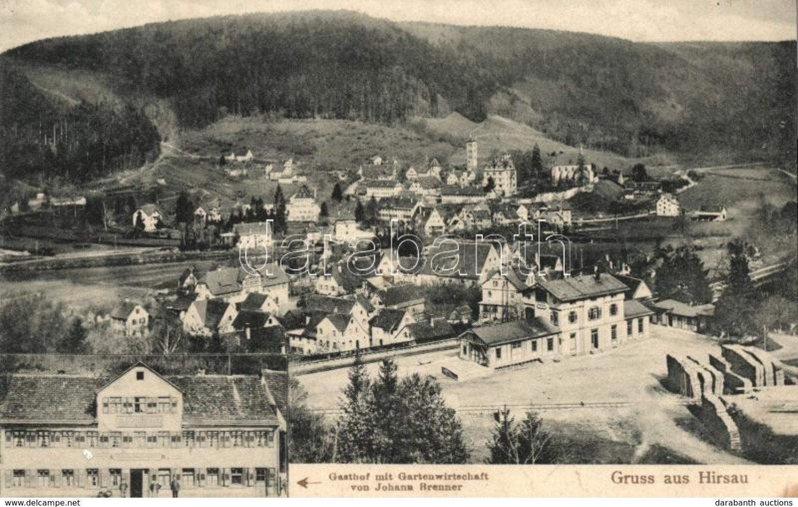 T2 Hirsau, Gasthof Mit Gartenwirtschaft Von Johann Brenner; Verlag P. Finkbohner / Hotel - Sin Clasificación