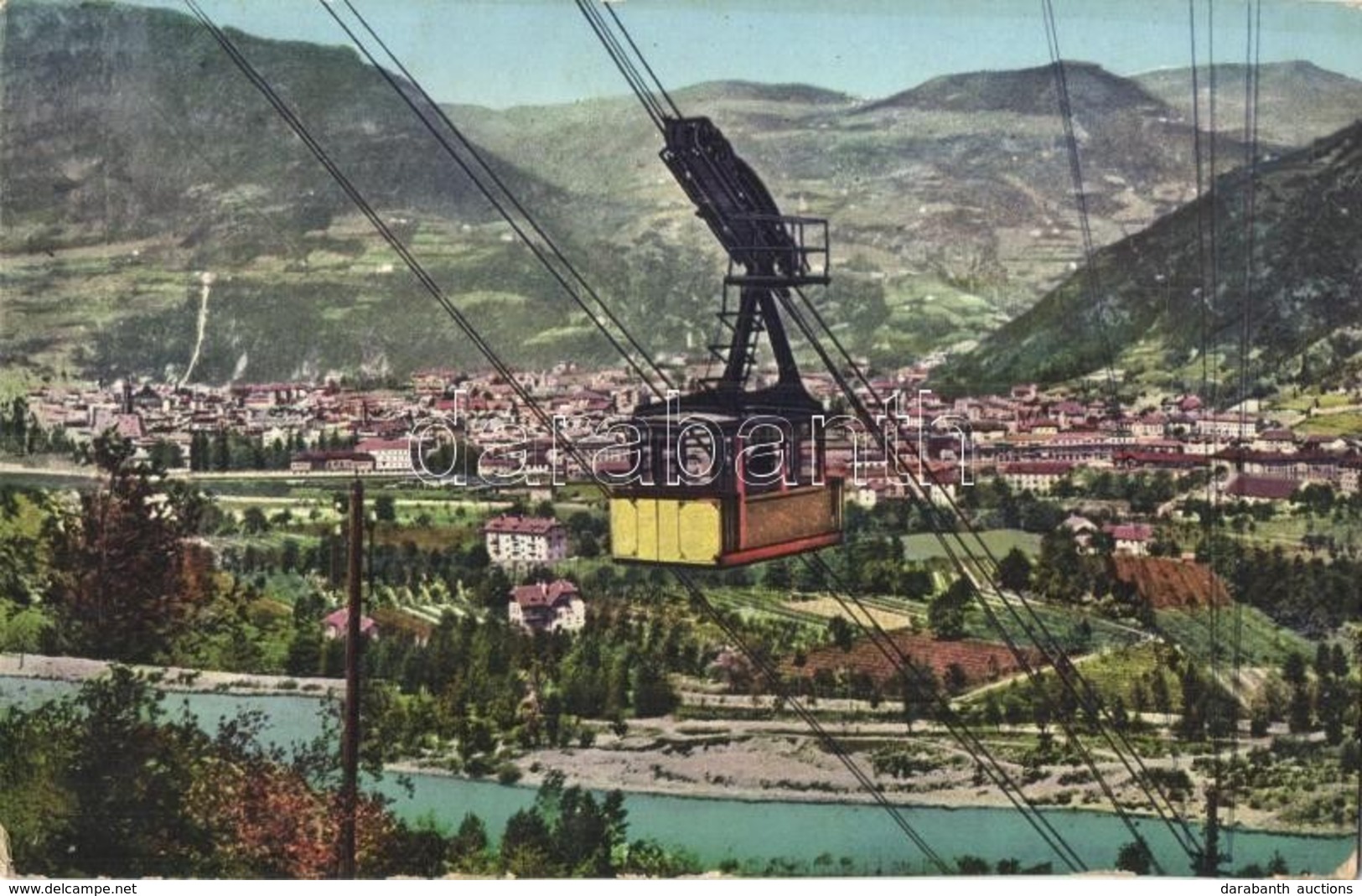 T2/T3 Bolzano, Bozen (Südtirol); Funivia Del Colle / Schwebebahn Nach Kohlern Mit Blick Auf Eisack Und Bozen-Gries. Verl - Unclassified