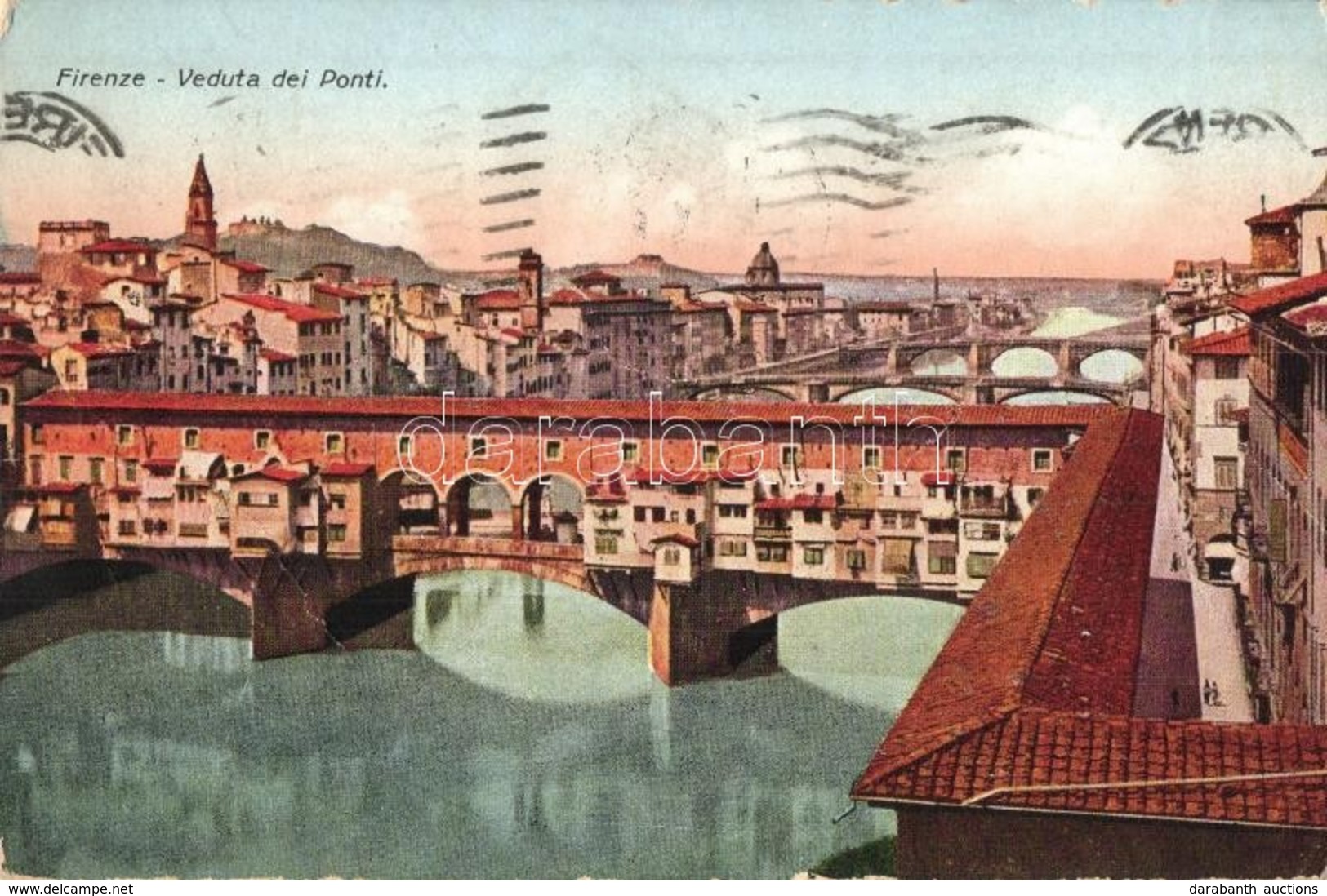 T3 Firenze, Florence; Veduta Dei Ponti / View From The Bridge (EB) - Ohne Zuordnung