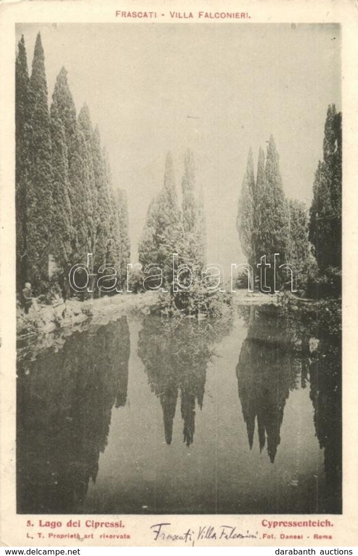 T2 Frascati, Villa Falconieri, Lago Dei Cipressi / Villa Park, Pond - Ohne Zuordnung