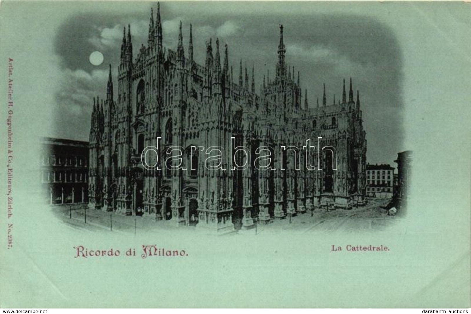 ** T1/T2 Milan, Milano; Cattedrale / Cathedral At Night - Unclassified