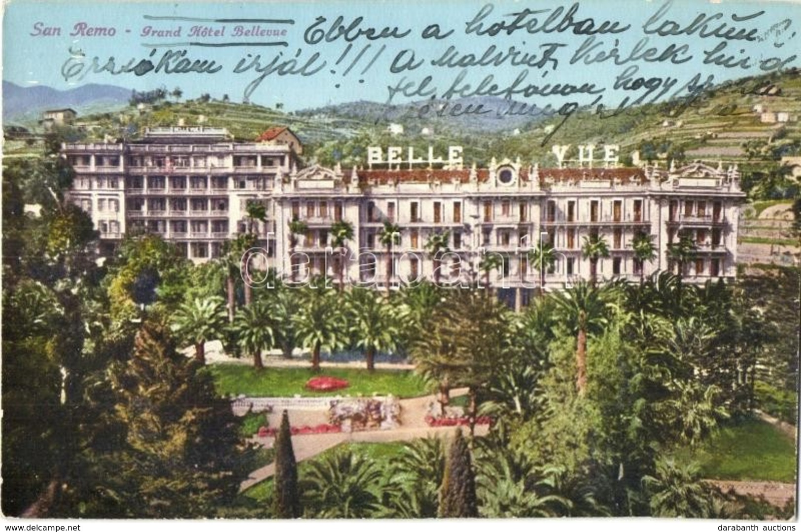 * T2/T3 San Remo, Sanremo; Grand Hotel Bellevue (fa) - Unclassified