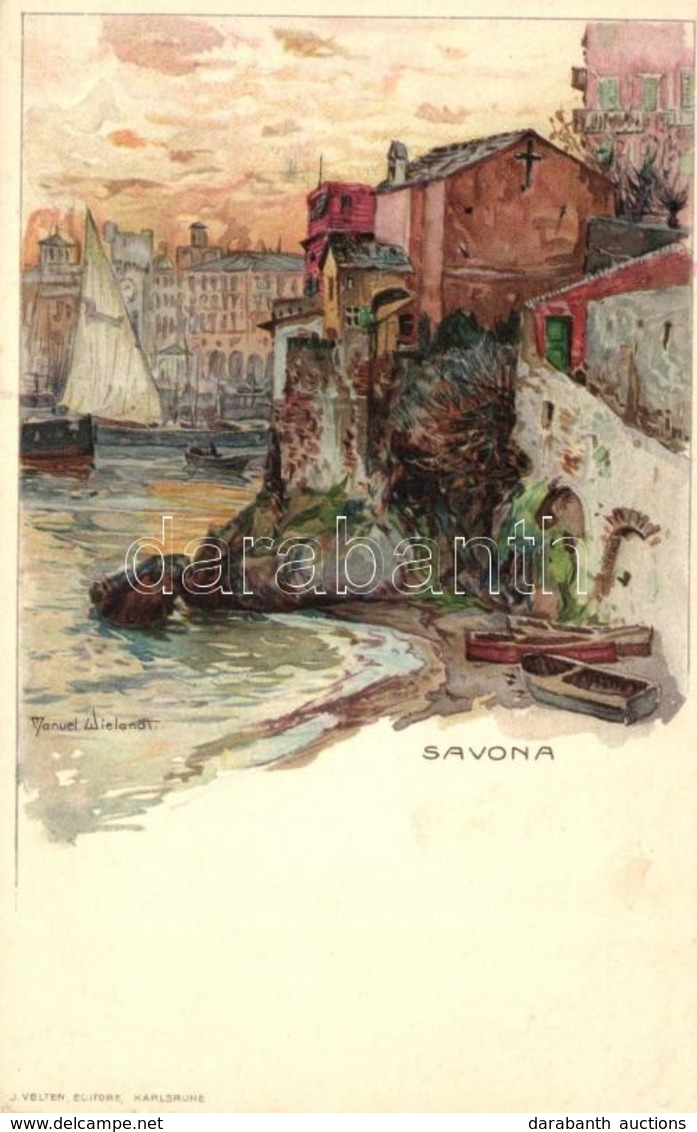 ** T2 Savona, Cartoline Postali Artistiche Di Velten No. 216. Litho S: Manuel Wielandt - Ohne Zuordnung