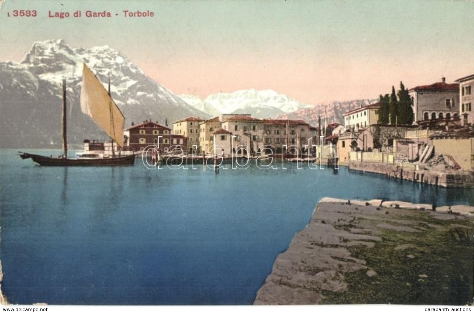 T2/T3 Torbole, Turbel, Nago-Torbole, Naag-Turbel (Südtirol); Lago Di Garda / Lake Garda, Quay (EK) - Ohne Zuordnung