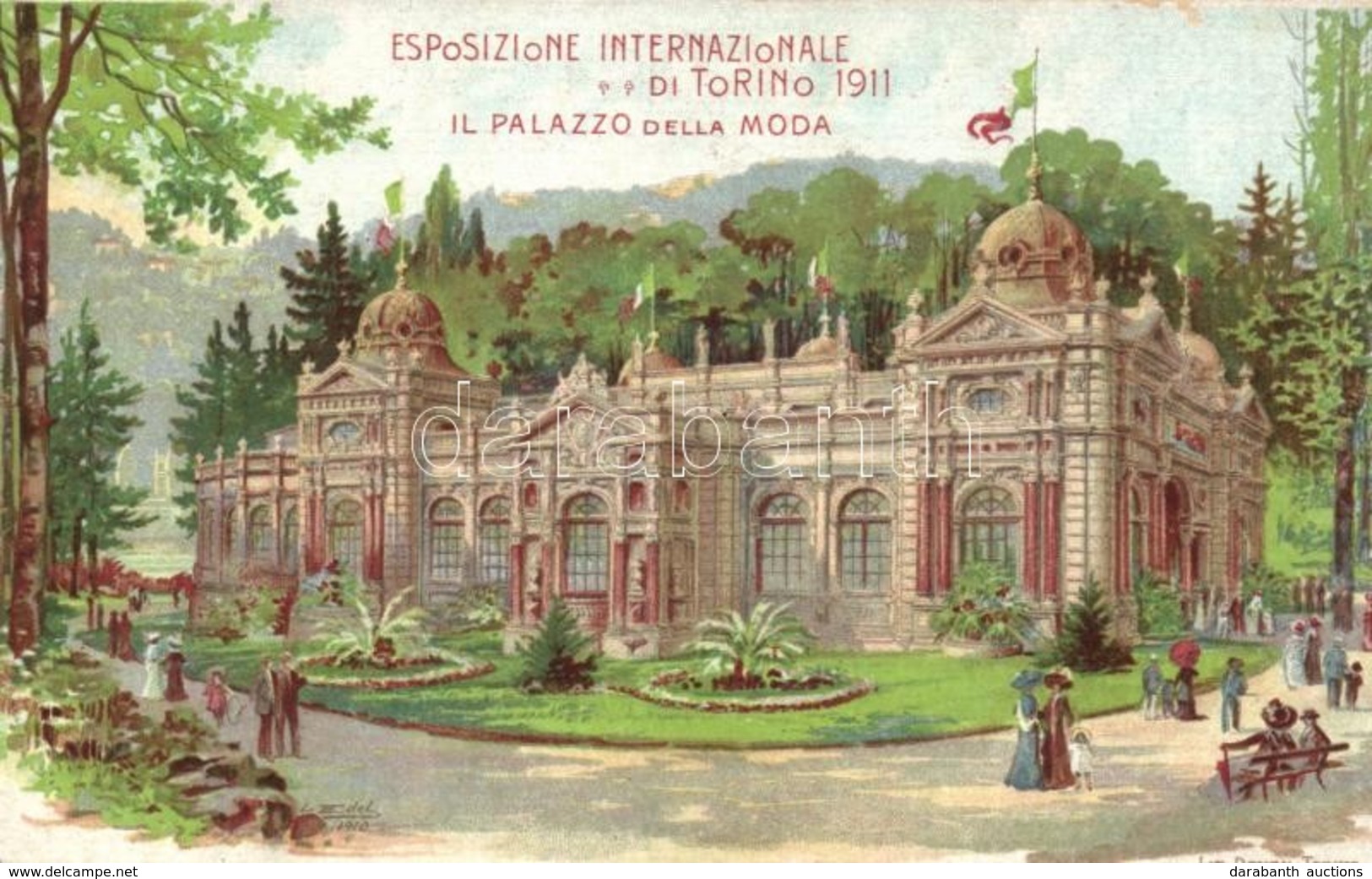 ** T2/T3 1911 Torino, Esposizione Internationale; Il Palazzo Della Moda / Exposition, Litho S: L. Edel - Unclassified