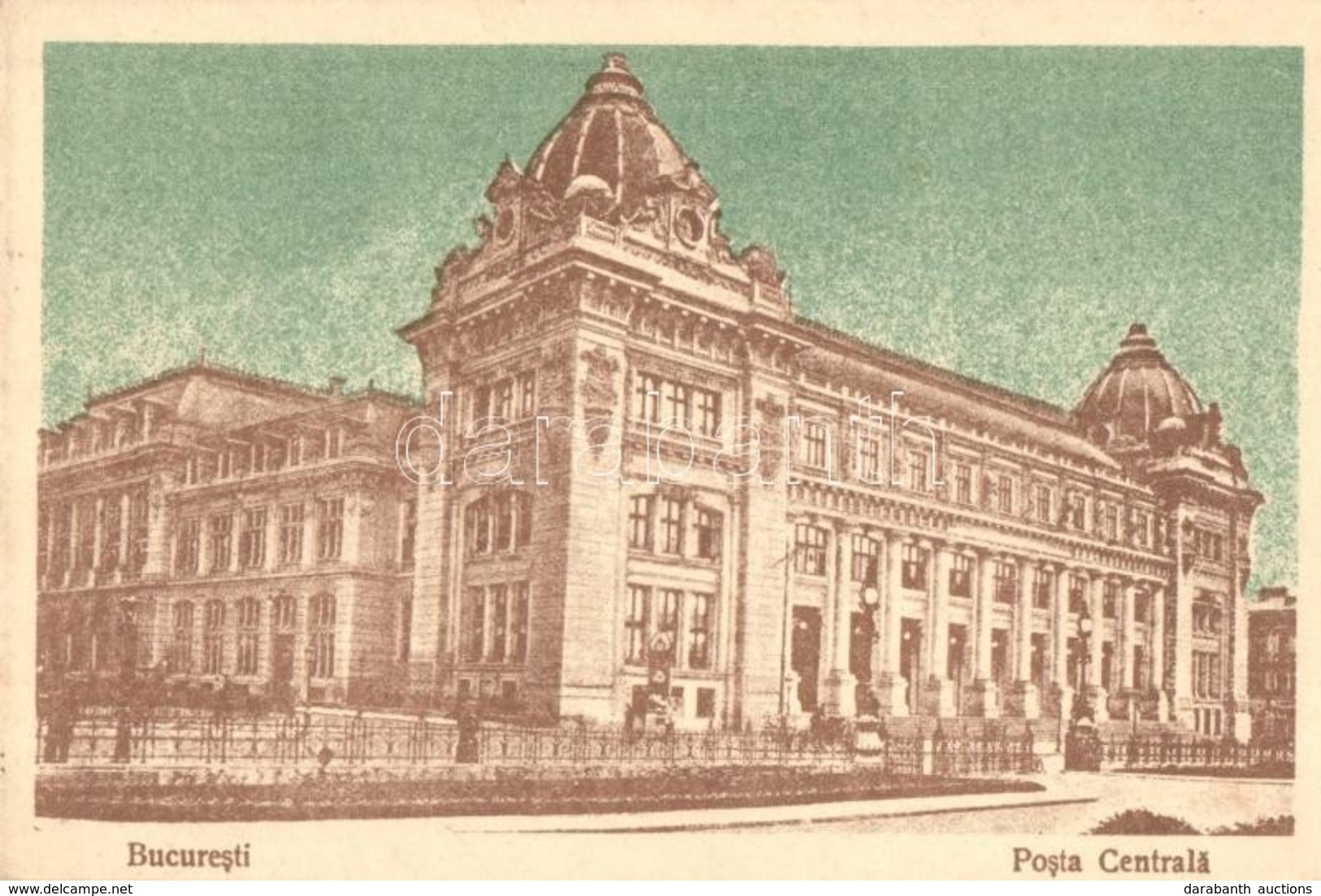 ** T1 Bucharest, Bucuresti; Posta Centrale / Post Office - Non Classés