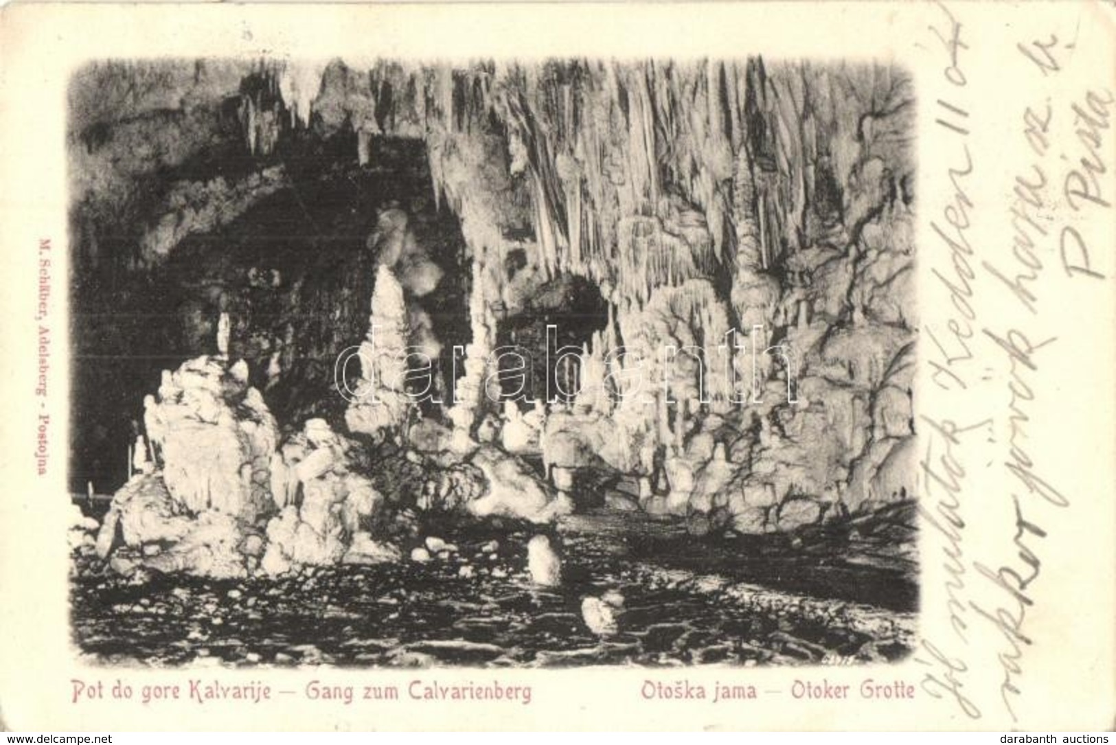 T2 1904 Kalvarija, Calvarienberg; Otoska Jama / Otoker Grotte / Stalactite Cave - Ohne Zuordnung