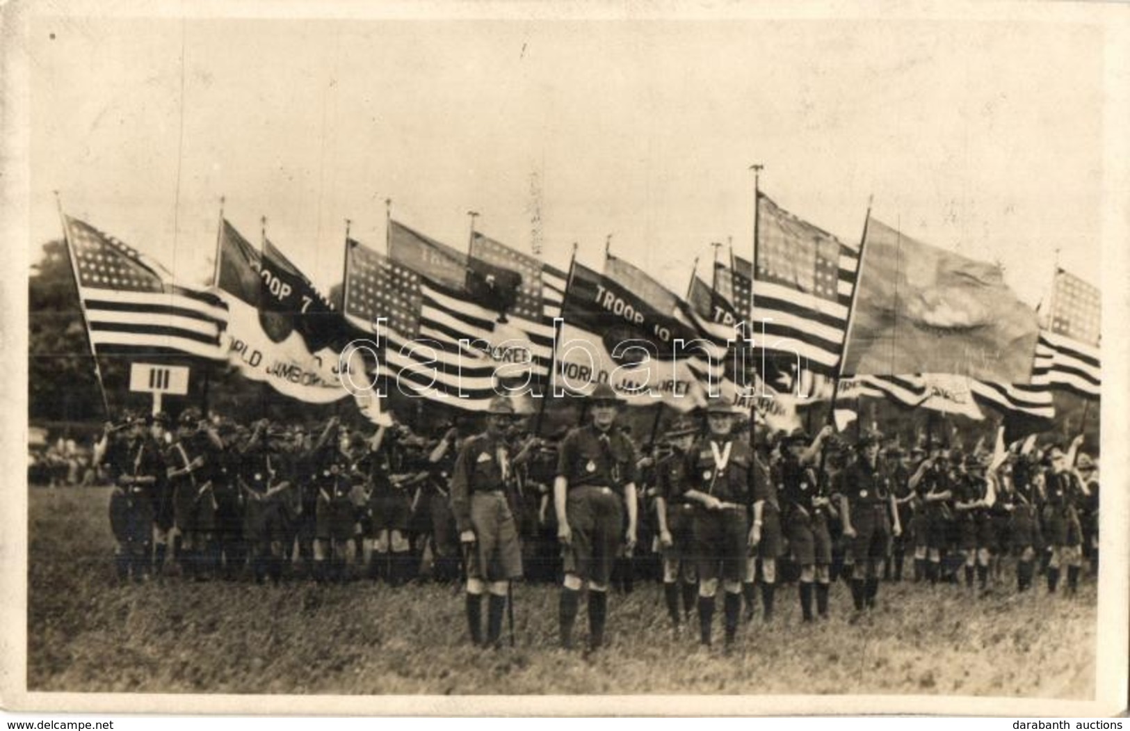 T2 1933 Gödöll? Cserkész Jamboree, Amerikai Cserkészek / International Scout Jamboree In Hungary, American Scouts - Sin Clasificación