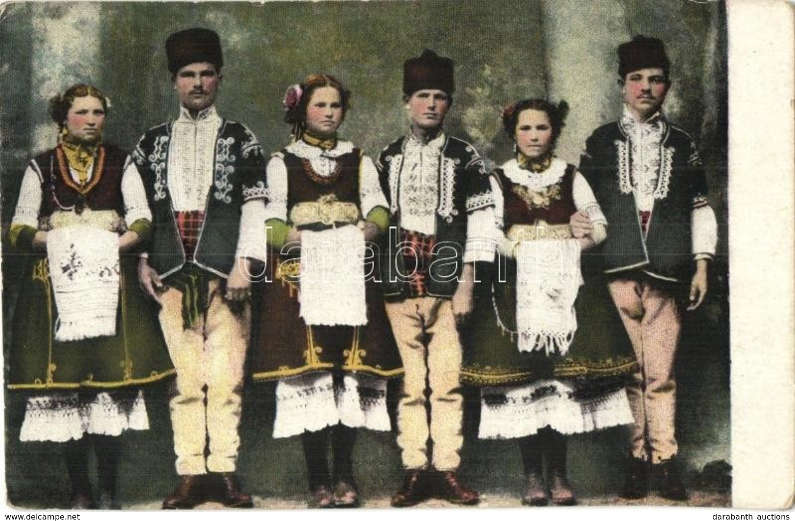 ** T2/T3 Bauerntracht Von Sofia / Bolgár Népviselet, Folklór / Bulgarian Folklore, Traditional Costumes (EK) - Ohne Zuordnung
