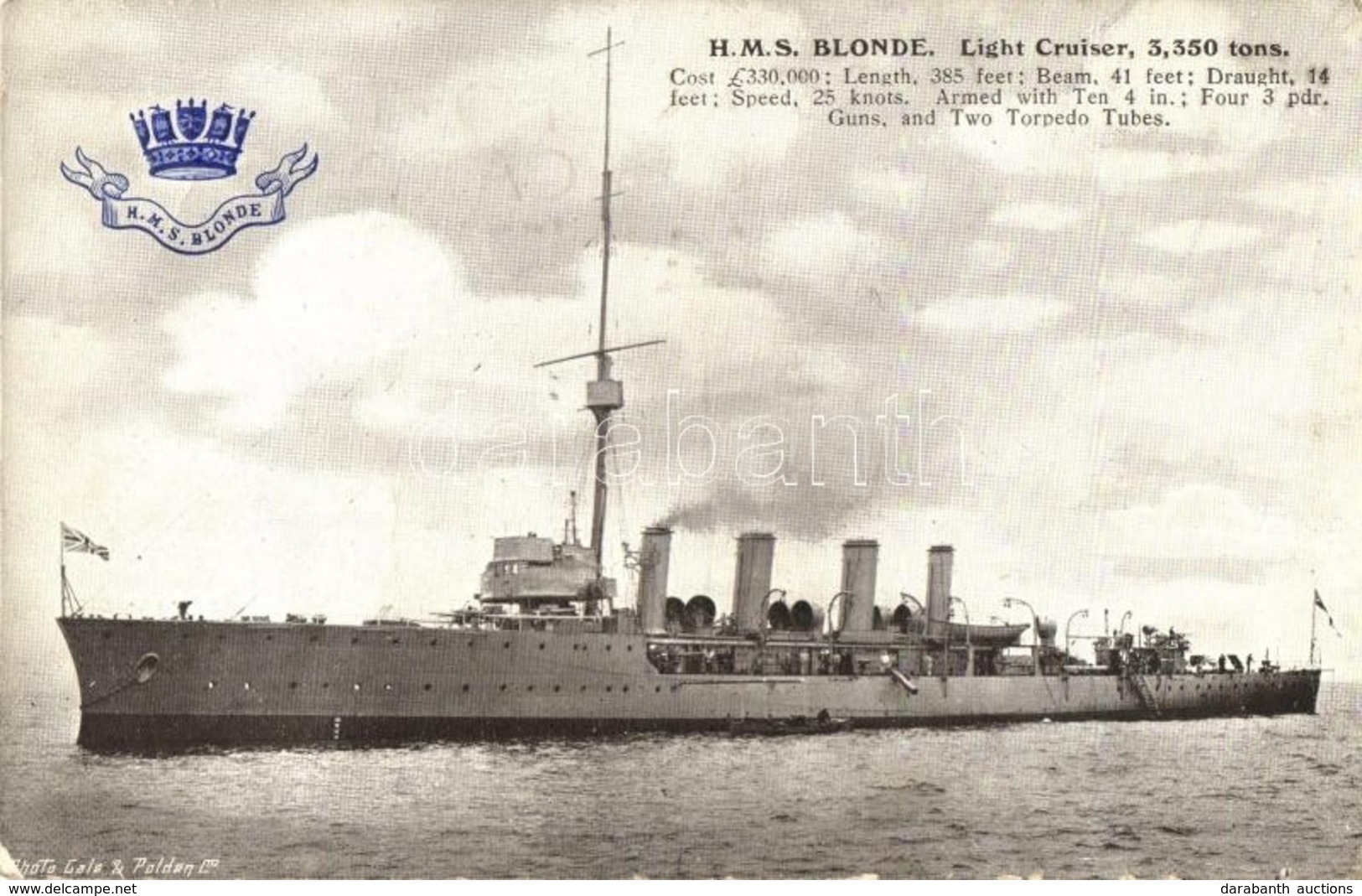 ** T3 HMS Blonde, Royal Navy Light Cruiser (fa) - Unclassified