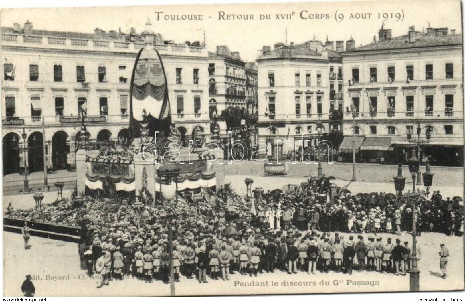 T3 Toulouse, Retour Du XVIIe Corps, 9 Aout 1919 / The Return Of The French Army's 17th Corps To The City In The 9th Of A - Sin Clasificación