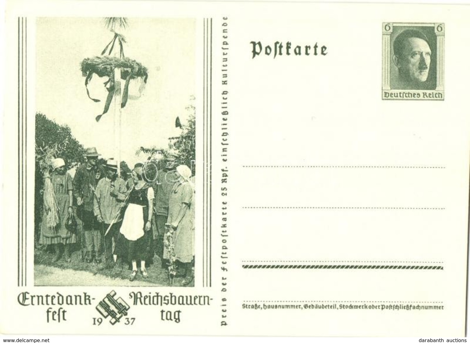 ** T1/T2 1937 Erntedankfest, Reichsbauerntag, German Nazi Party  Propaganda, Ga - Sin Clasificación