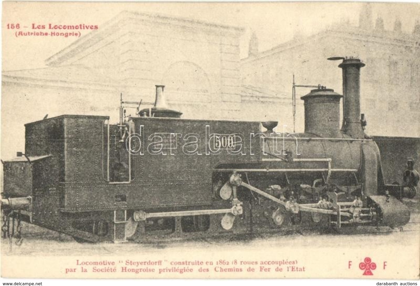 ** T1/T2 Locomitive Steyerdorff, Les Locomotives No. 156 / Austro-Hungarian Locomotive 'Steyerdorff' - Non Classés