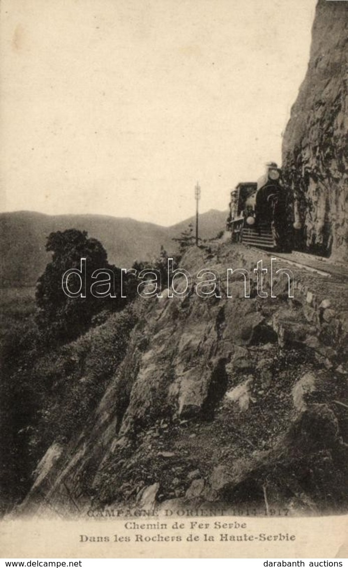 * T2/T3 Chemin De Fer Serbe - Dans Les Rochers De La Haute-Serbie / Locomotive In Serbia (EK) - Non Classés