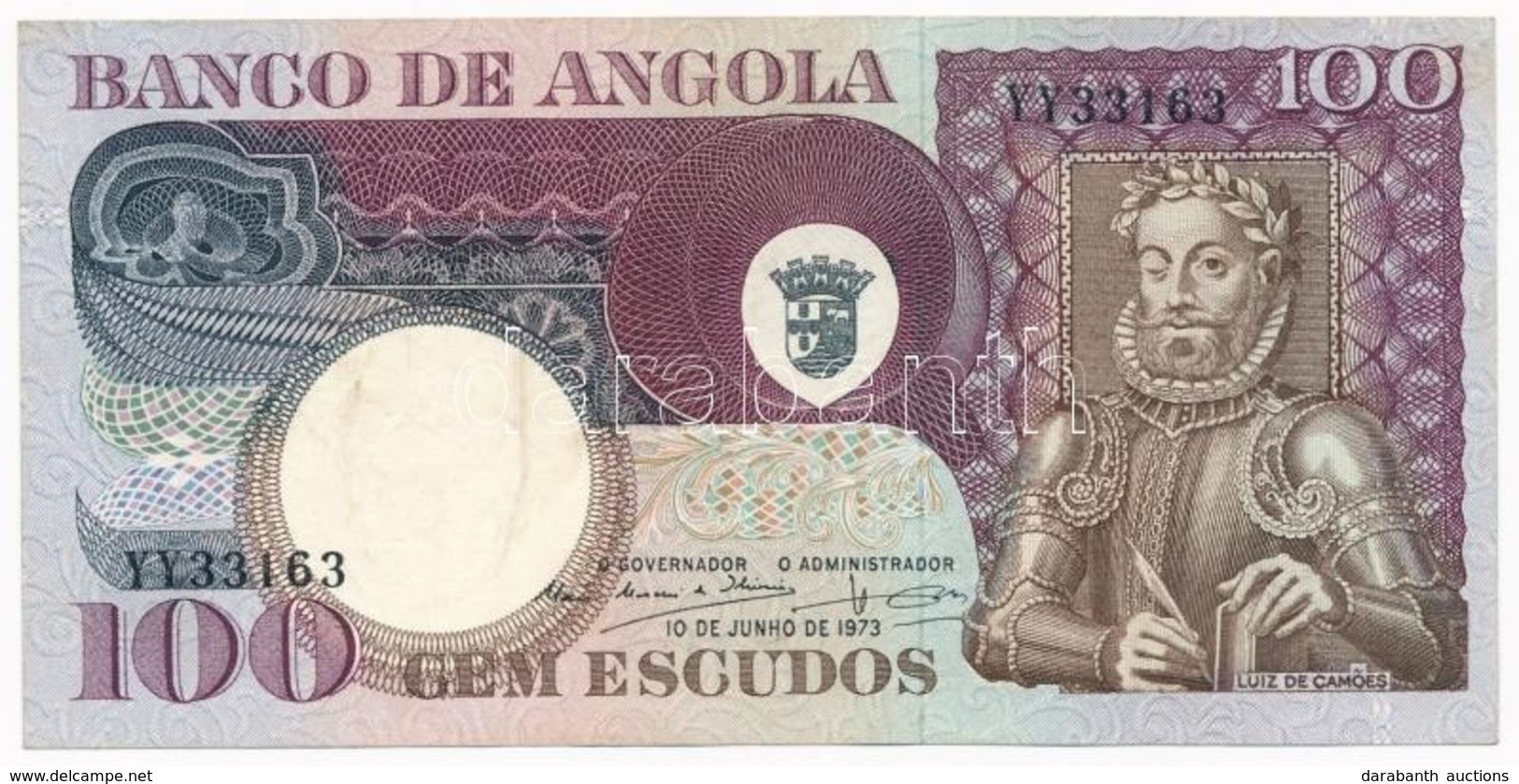 Angola 1973. 100E T:I
Angola 1973. 100 Escudos C:UNC - Ohne Zuordnung