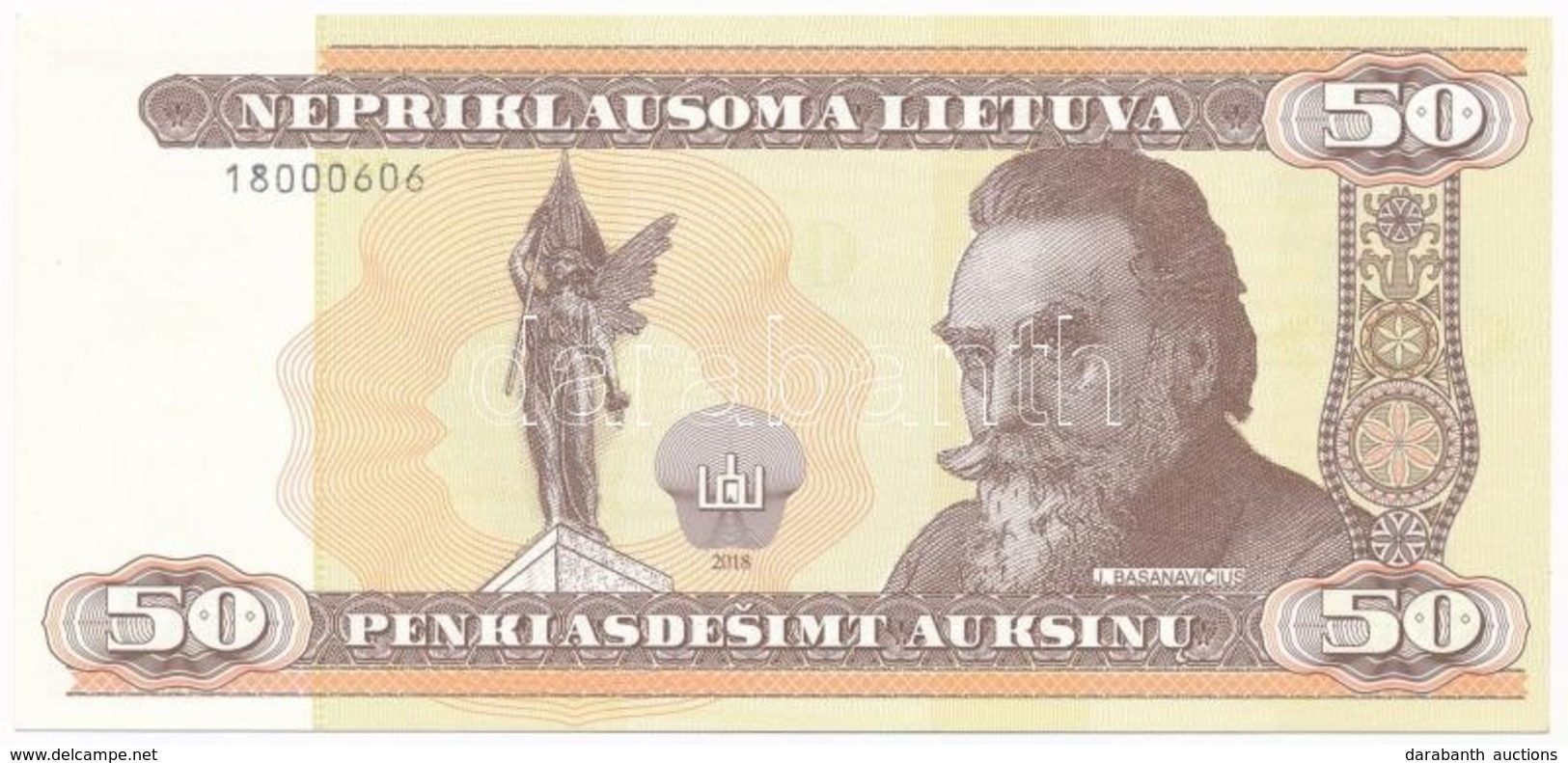 Litvánia 2018. 50 Névérték? Szuvenír Bankjegy T:I
Lithuania 2018. 50 Face Value Souvenir Banknote C:UNC - Sin Clasificación