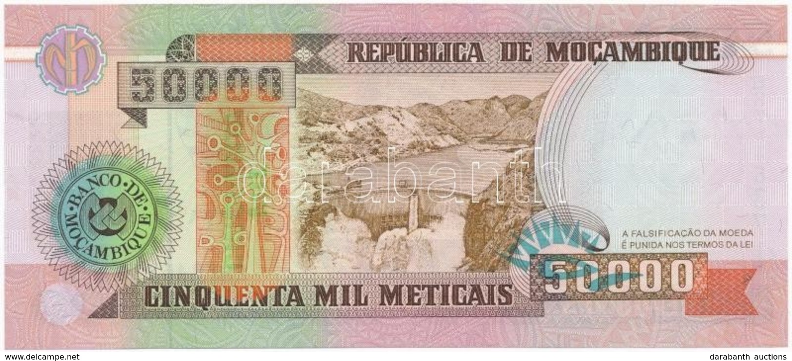 Mozambik 1993. 50.000M T:I
Mozambique 1993. 50.000 Meticais C:UNC - Sin Clasificación