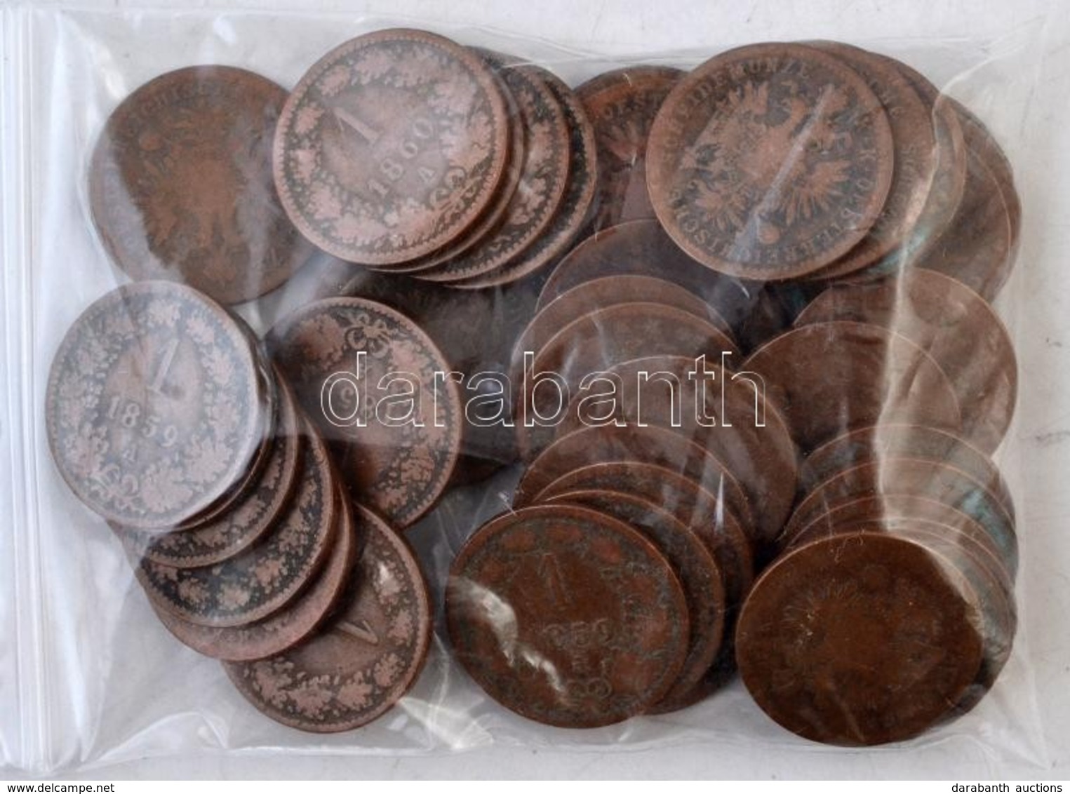 Ausztria ~1850-1860. 1kr Cu (~44x) T:2- Patina
Austria ~1850-1860. 1 Kreuzer Cu (~44x) C:XF Patina - Unclassified