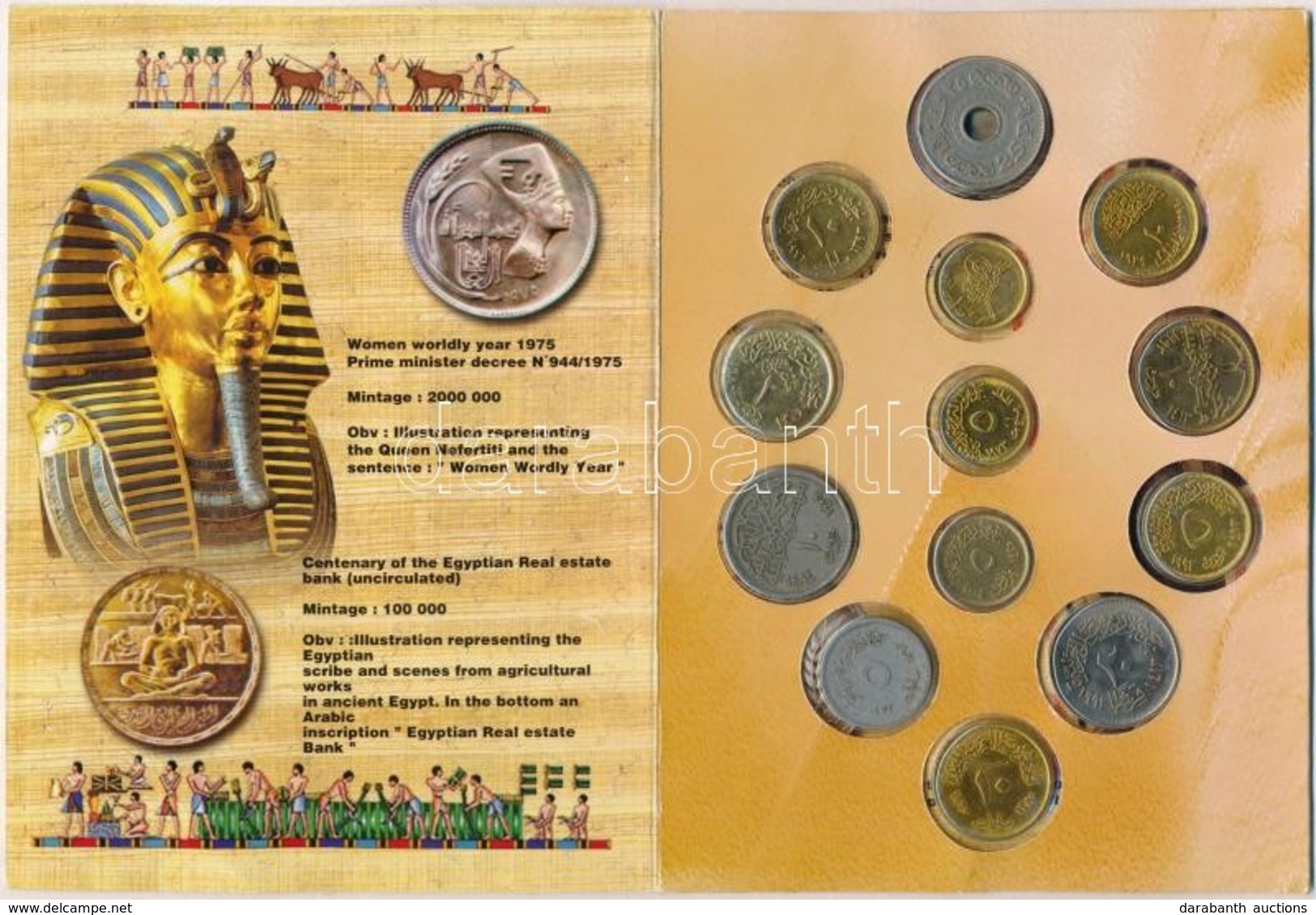 Egyiptom 12db-os Szuvenír érme Szett T:vegyes
Egypt 12pcs Of Coins In Souvenir Set C:mixed - Sin Clasificación