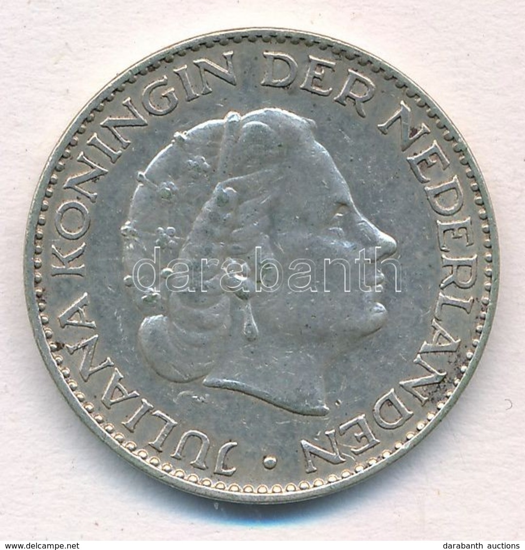 Hollandia 1955. 1G Ag 'I. Julianna' T:2 
Netherlands 1955. 1 Gulden Ag 'Juliana' C:XF - Sin Clasificación