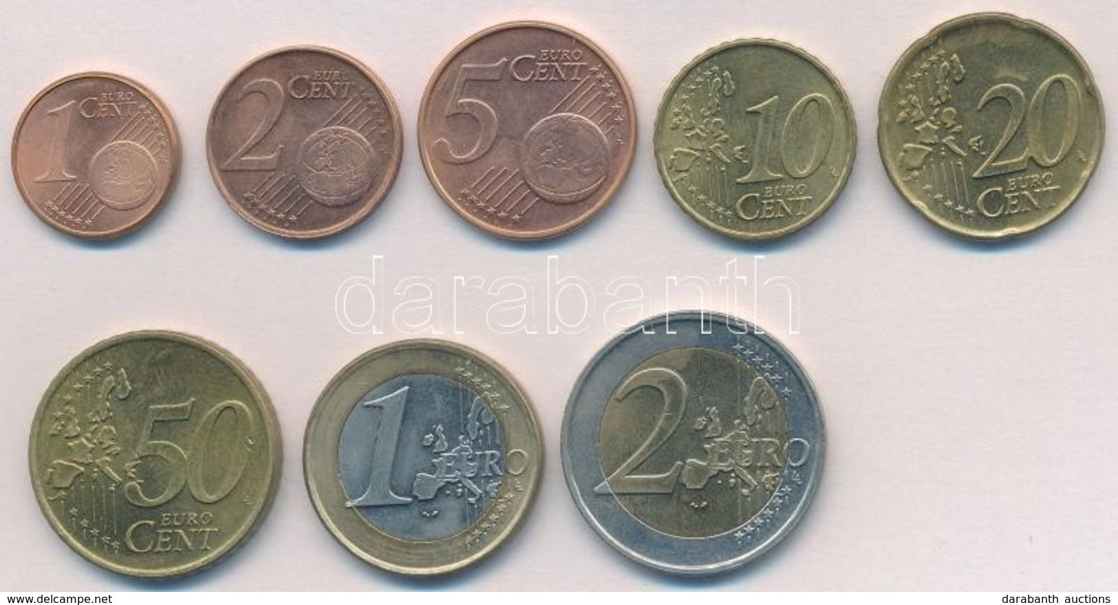 Hollandia 2000-2001. 1c-2E (8xklf) Forgalmi Sor T:2
Netherlands 2000-2001. 1 Cent - 2 Euro (8xdiff) Coin Set C:XF - Sin Clasificación