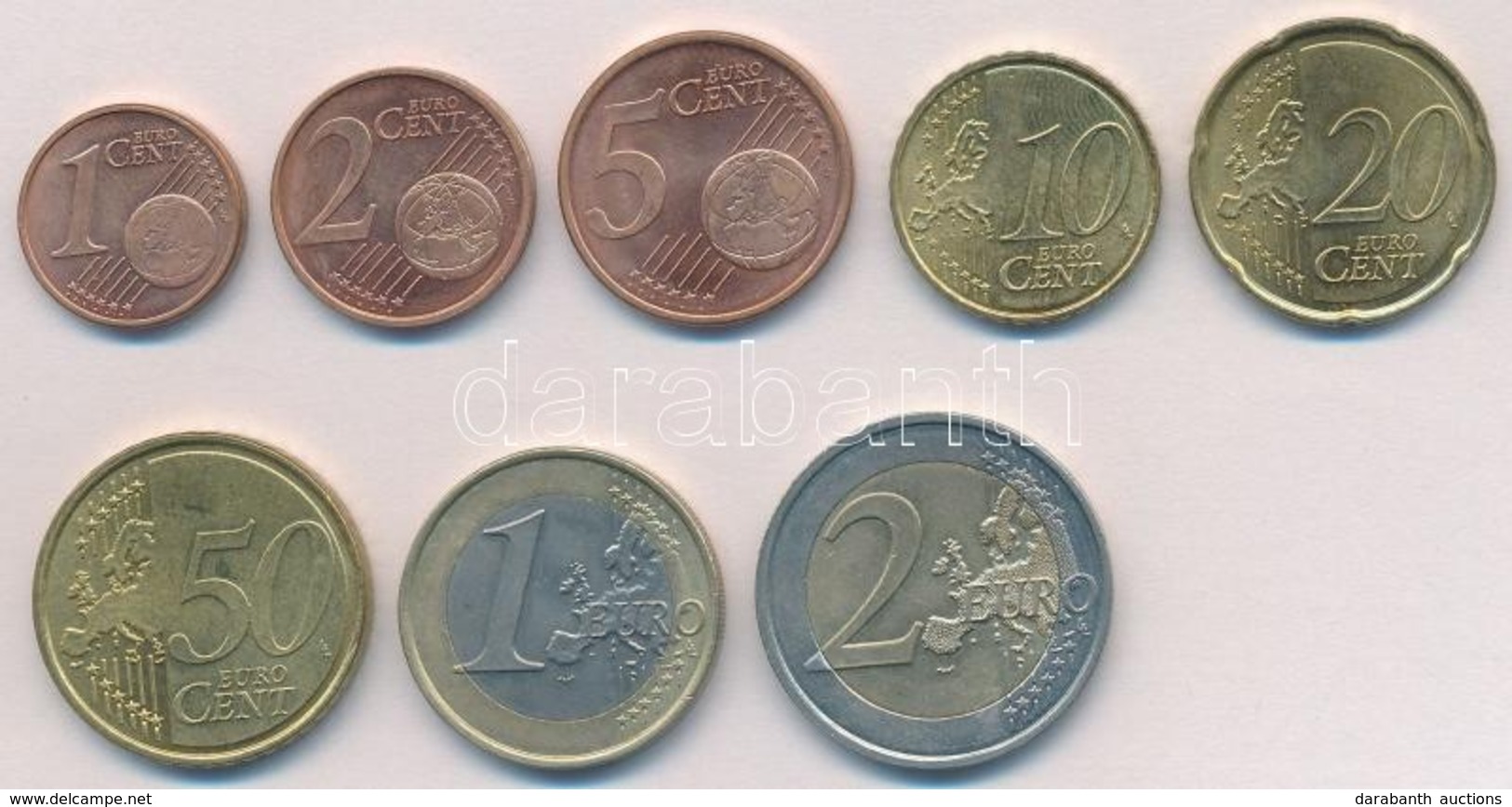 Málta 2008. 1c-2E (8xklf) Forgalmi Sor T:2
Malta 2008. 1 Cent - 2 Euro (8xdiff) Coin Set C:XF - Unclassified