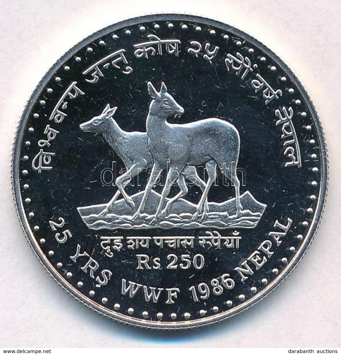 Nepál 1986. 250R Ag 'Pézsmaszarvas' T:PP Felületi Karc
Nepal 1986. 250 Rupees Ag 'Musk Deer' C:PP Slightly Scrachted
Kra - Sin Clasificación