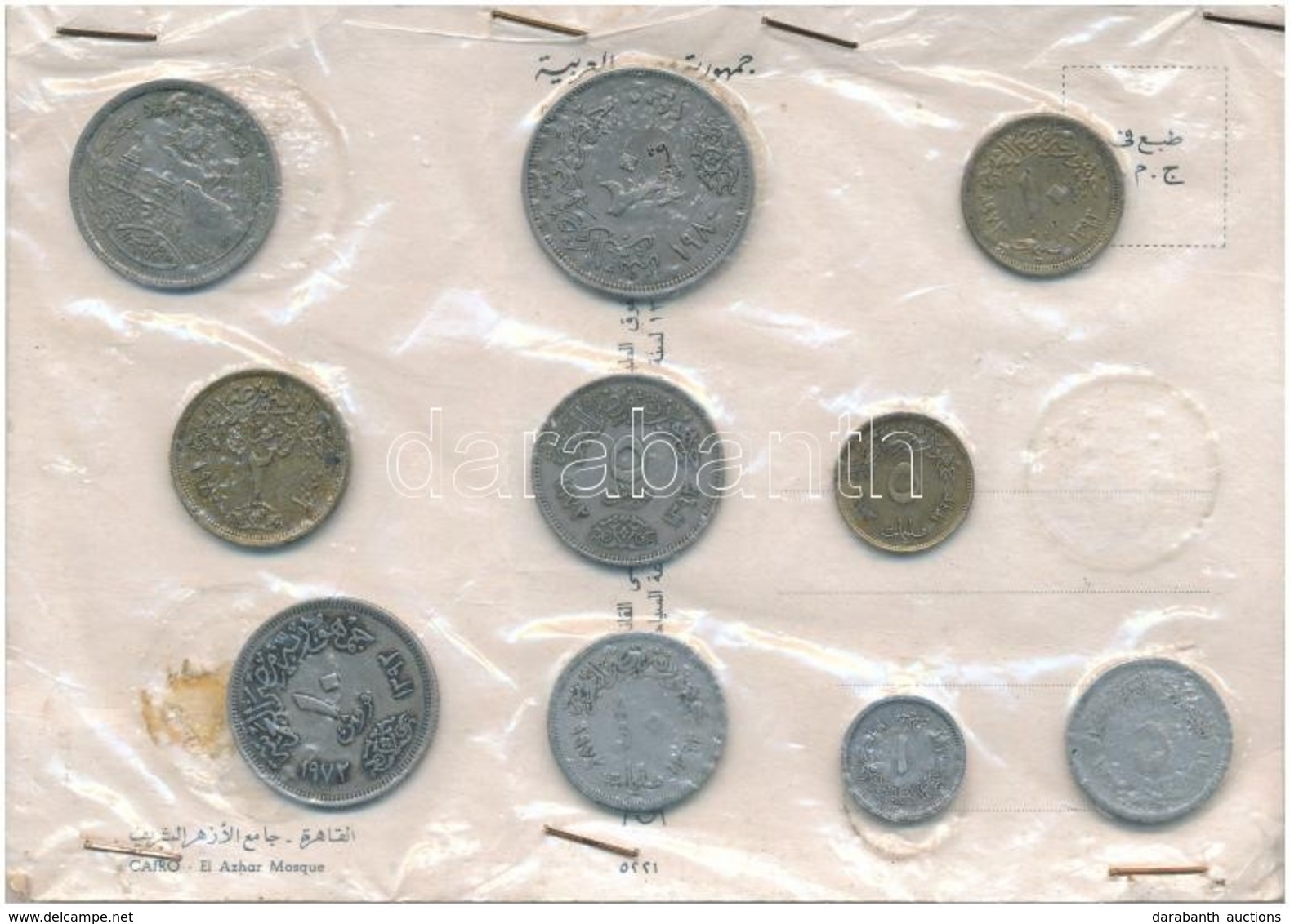 3db Klf Szuvenír Fémpénz Szett, Benne Egyiptom, Skócia és Törökország T:2-3
3pcs Of Diff Souvenir Coin Sets, Including E - Sin Clasificación