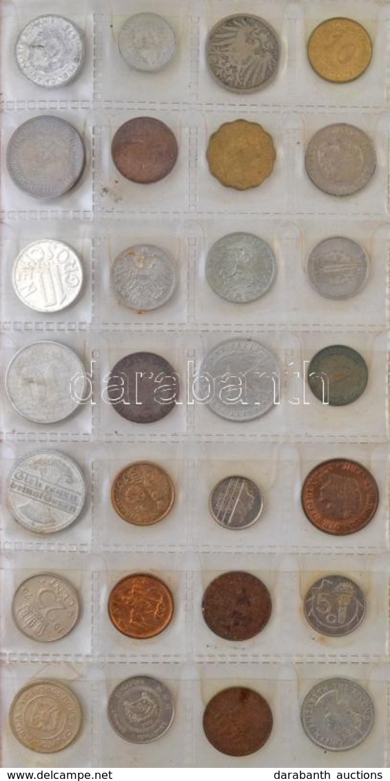 Vegyes: 112db-os Fémpénz Tétel A Világ Minden Tájáról, Kisalakú érmeberakóba T:vegyes
Mixed: 112pcs Of Coins From All Ar - Sin Clasificación