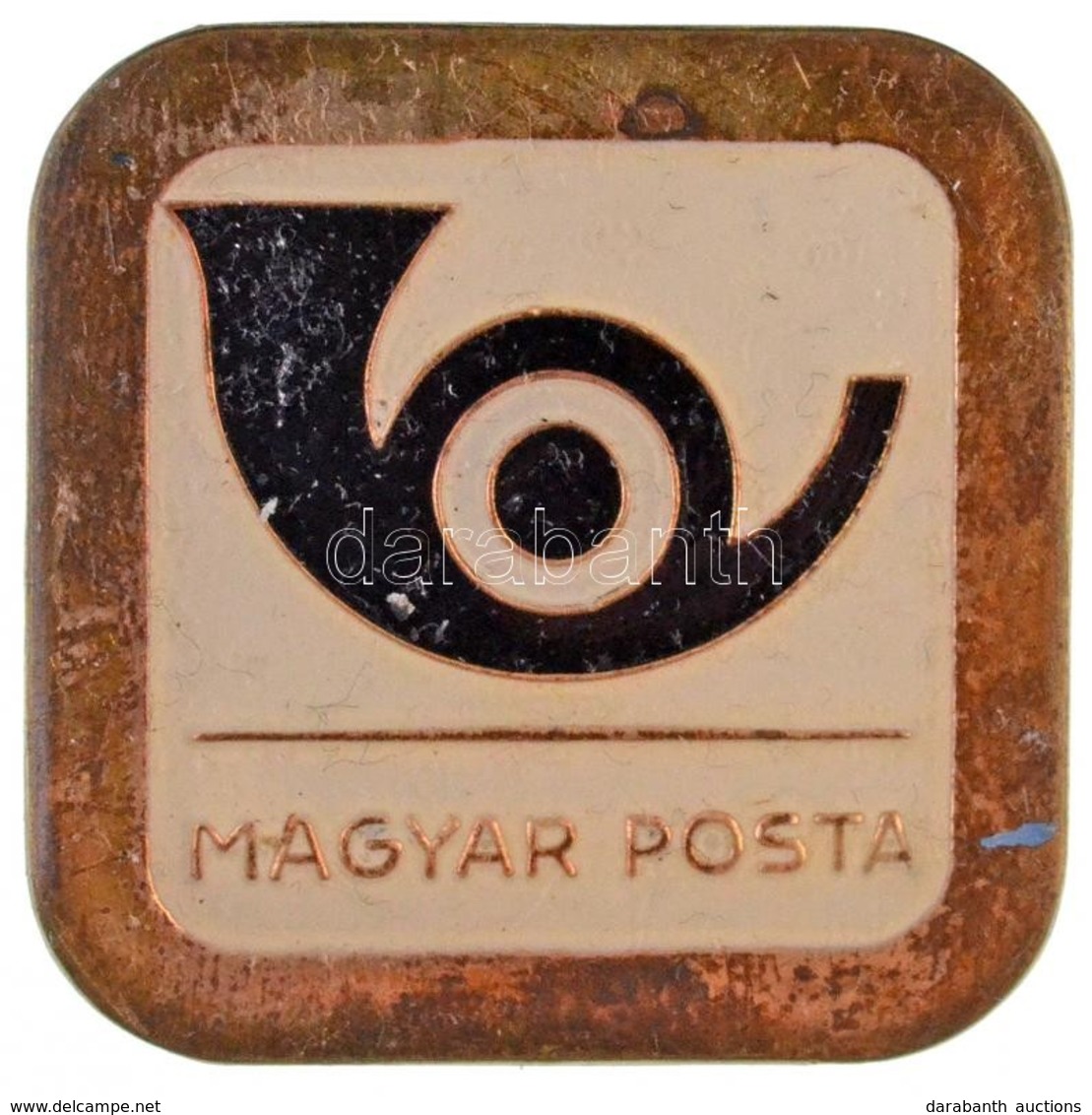 ~1970-1980. 'Magyar Posta' Fém Jelvény (32x32mm) T:2 - Ohne Zuordnung