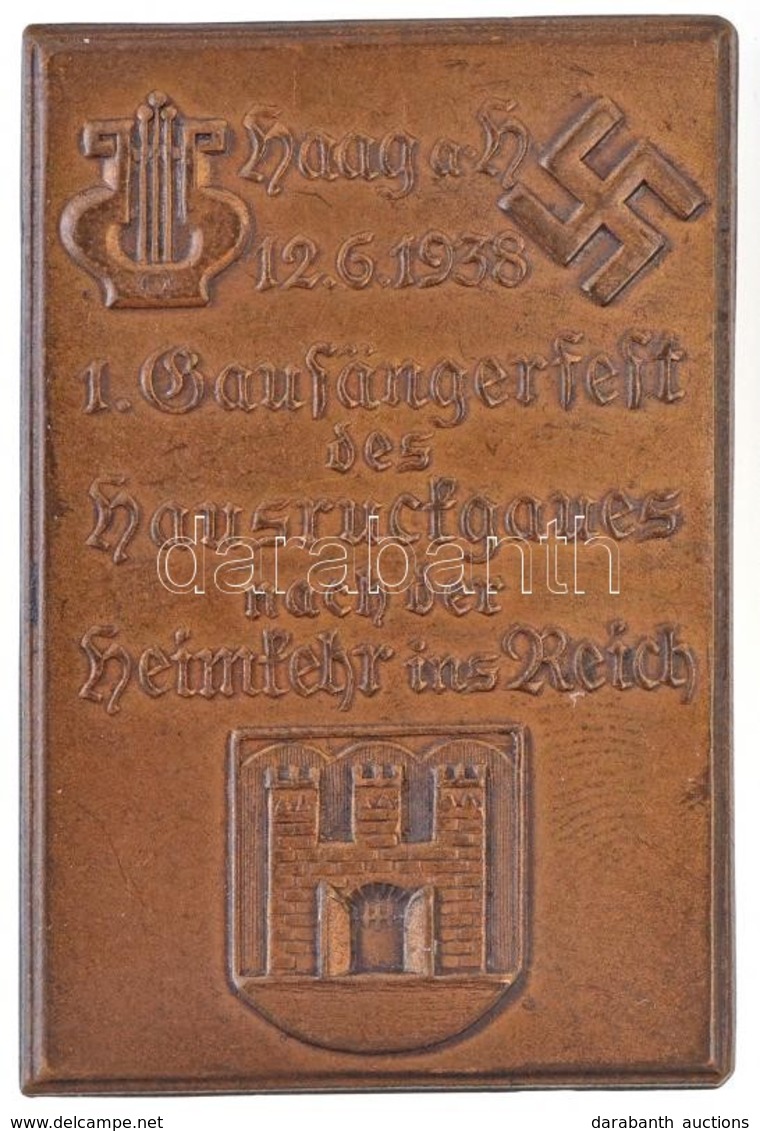 Német Harmadik Birodalom / Haag Am Hausruck 1938. '1. Bausängerfest Des Hausruckbaues Nach Der Heimkehr Ins Reich (1. Ép - Sin Clasificación