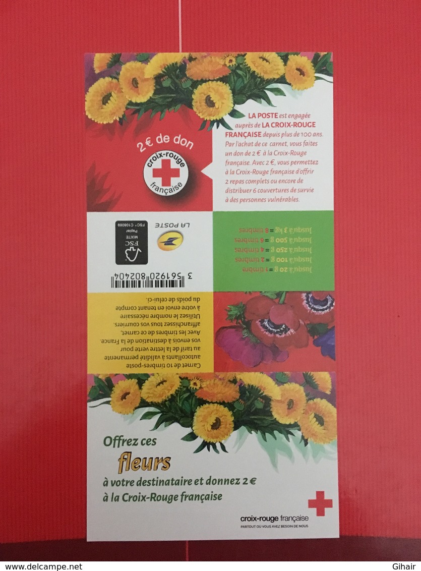 (2018) - Offrez Ces Fleurs à Votre Destinataire Et à La Croix-Rouge Française - Red Cross