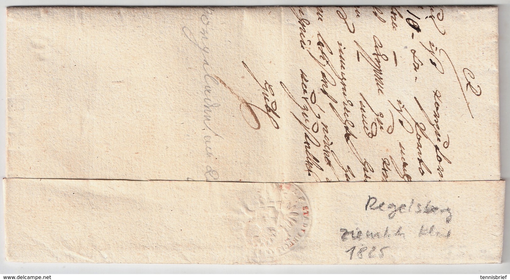 Österreich, 1824, " Regelsberg " , Zier-Oval ,   A624 - ...-1850 Voorfilatelie