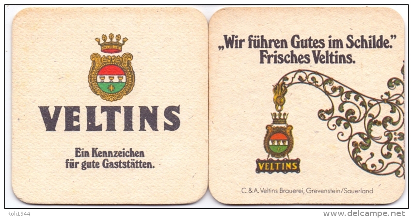 #D214-053 Viltje Veltins 93 Mm X 93 Mm - Sous-bocks